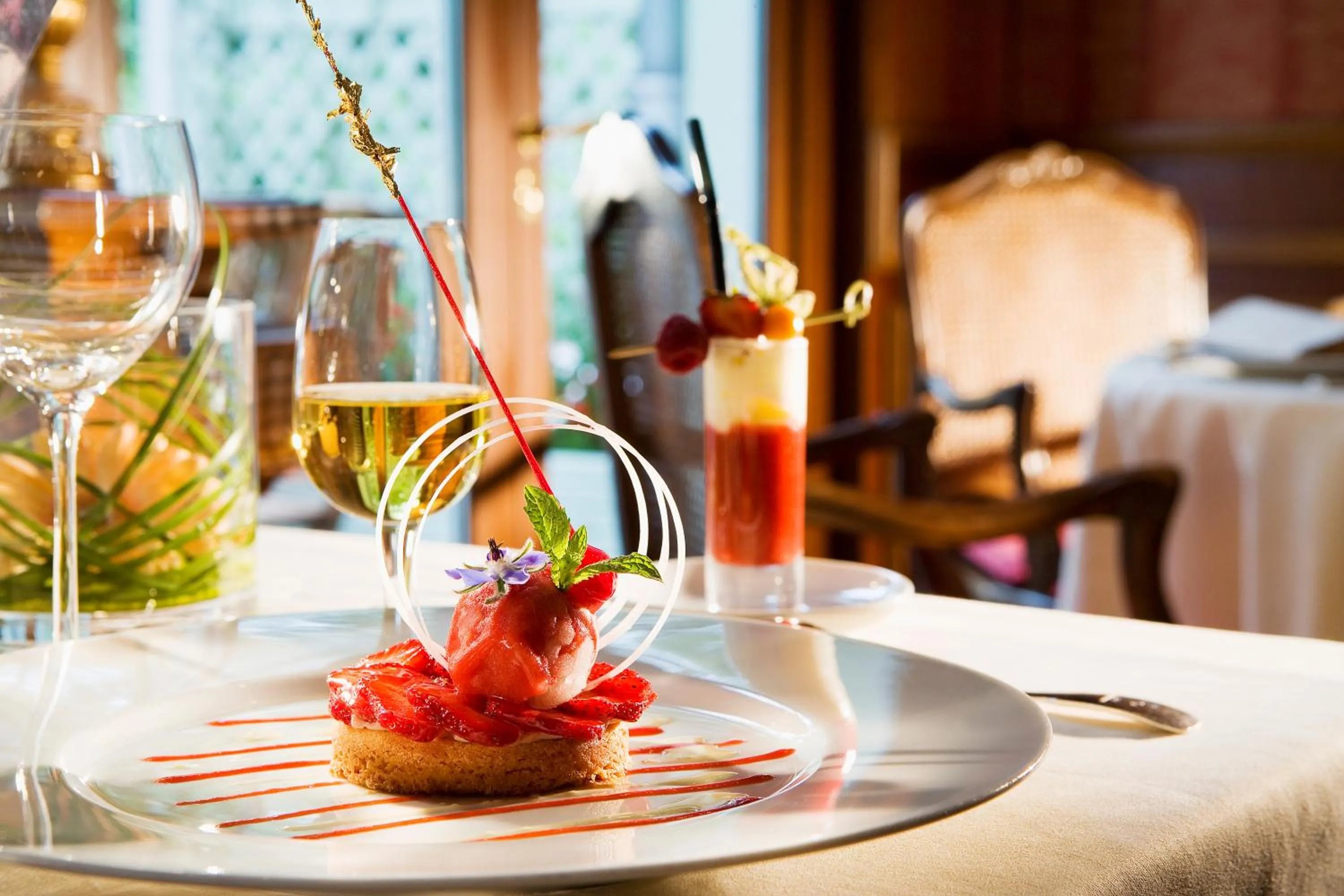 Restaurant/places to eat in Hôtel Château de l'ile