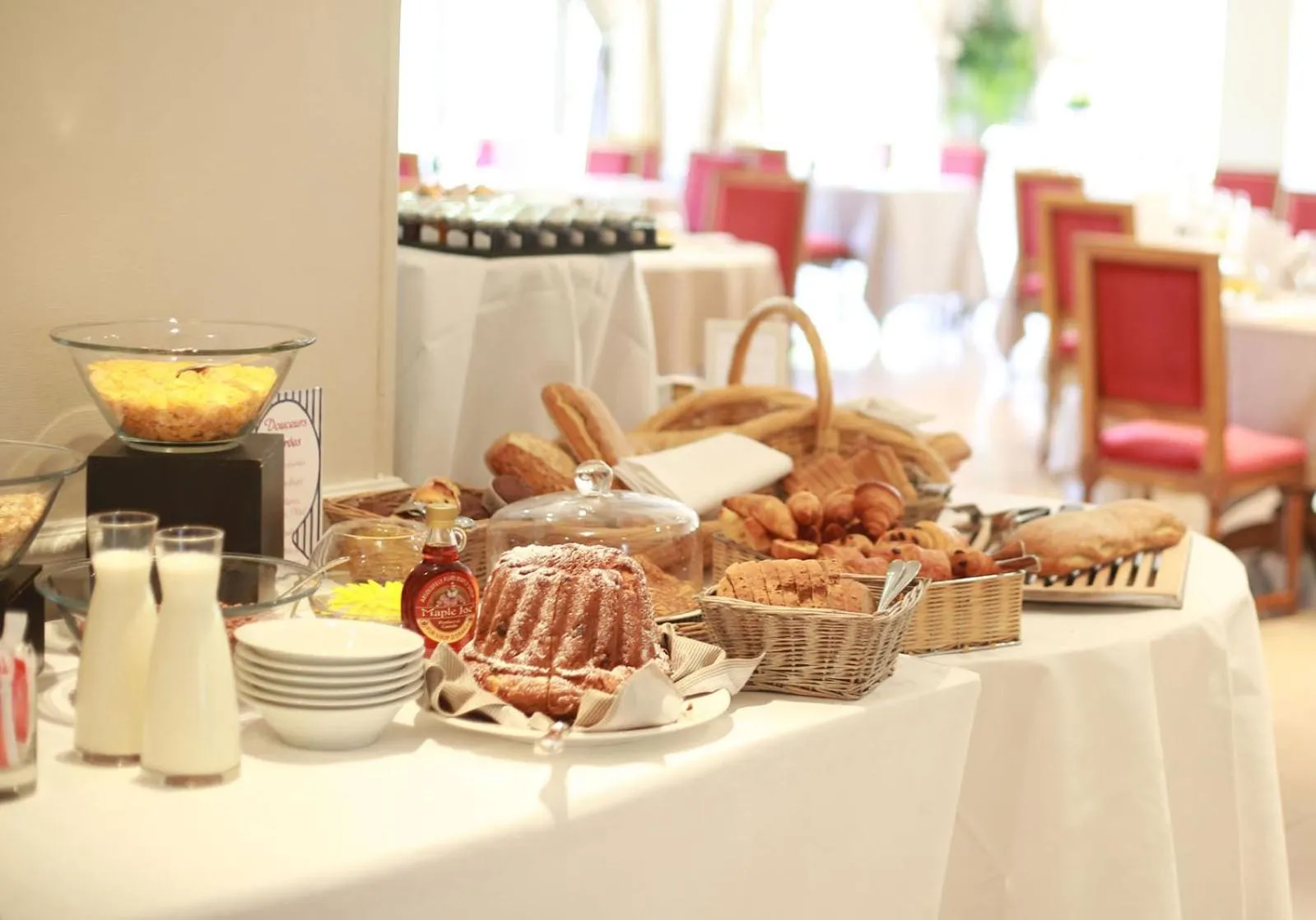 Breakfast in Hôtel Château de l'ile