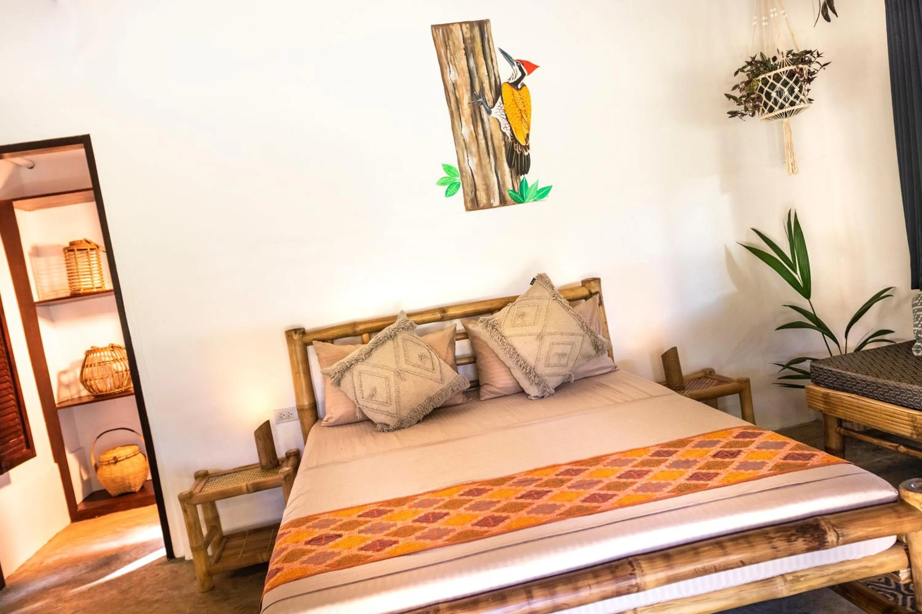 Bed in Three Little Birds Resort