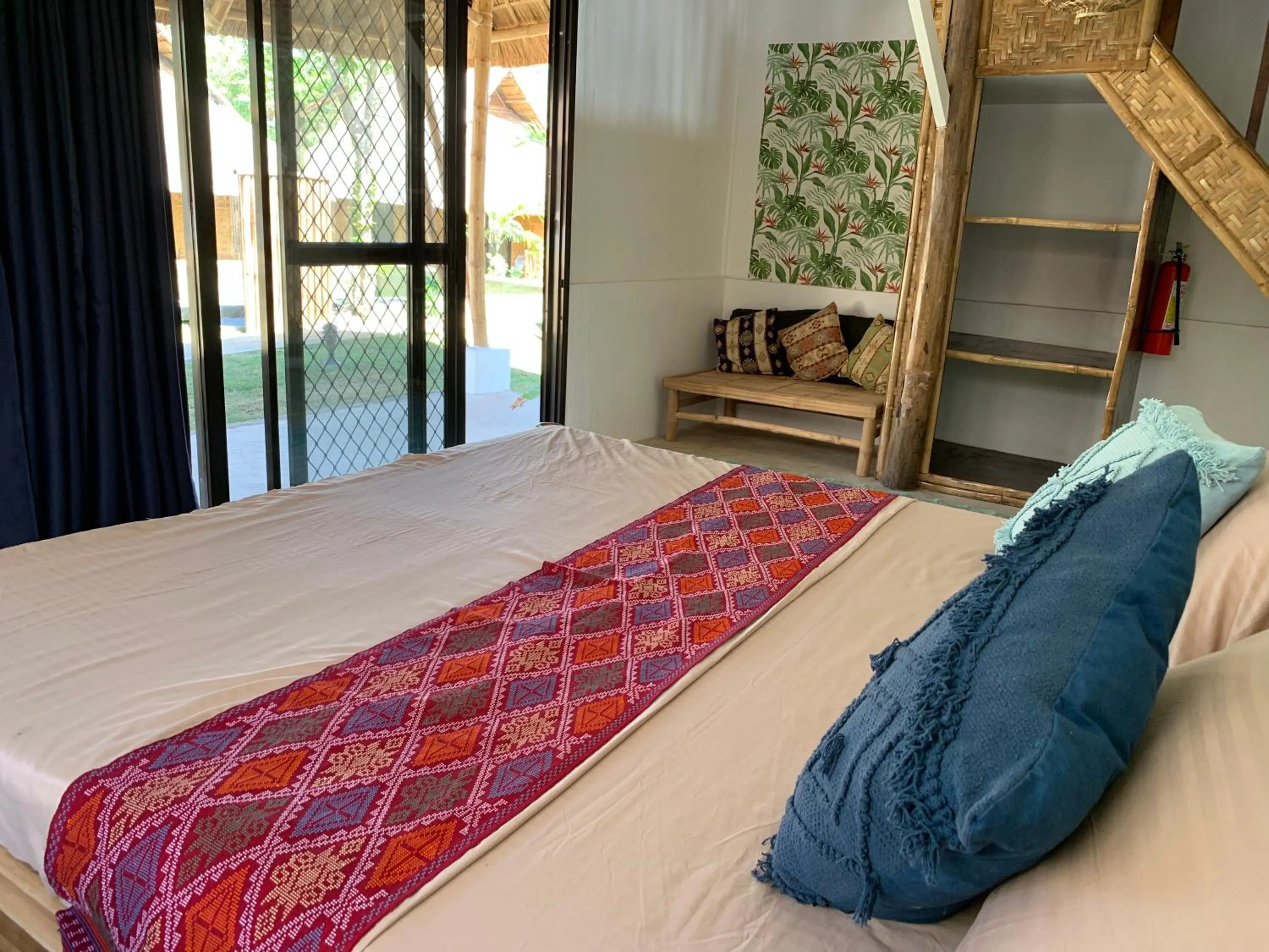 Bed in Three Little Birds Resort