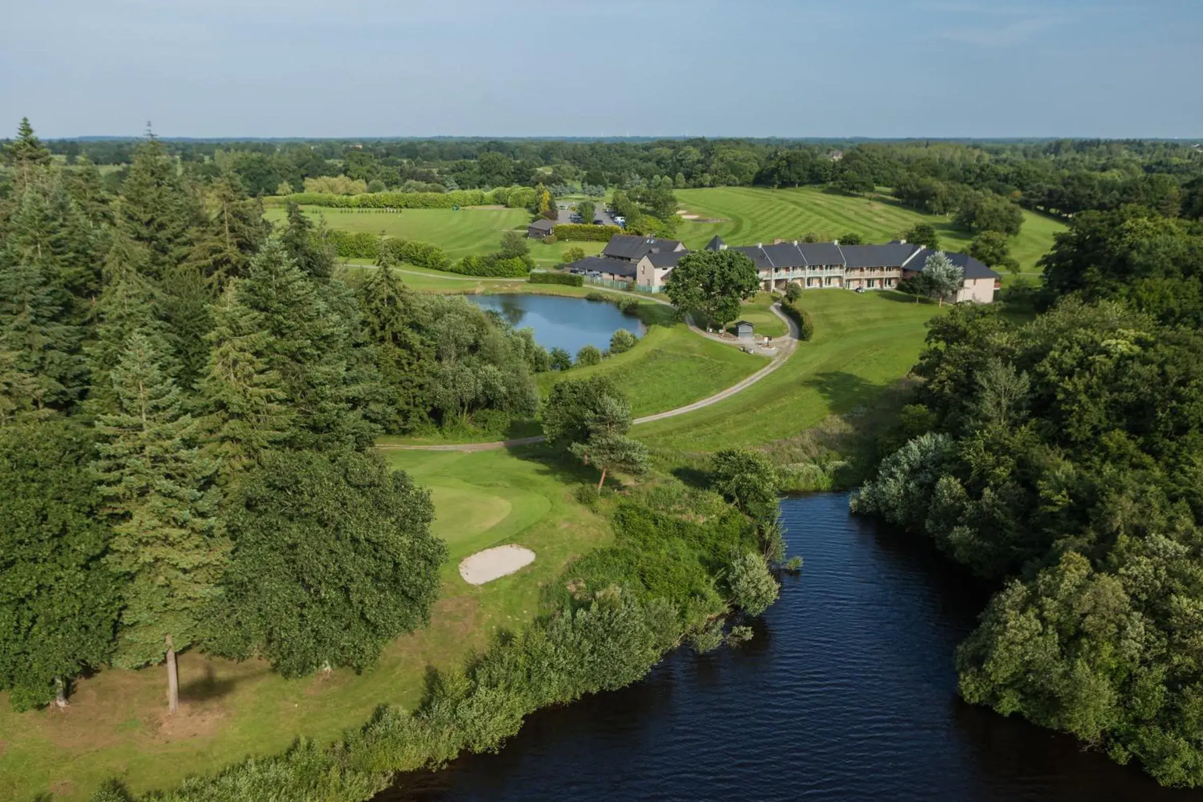 Bird's eye view in Saint Malo Golf Resort Bird's eye view in Saint Malo Golf Resort