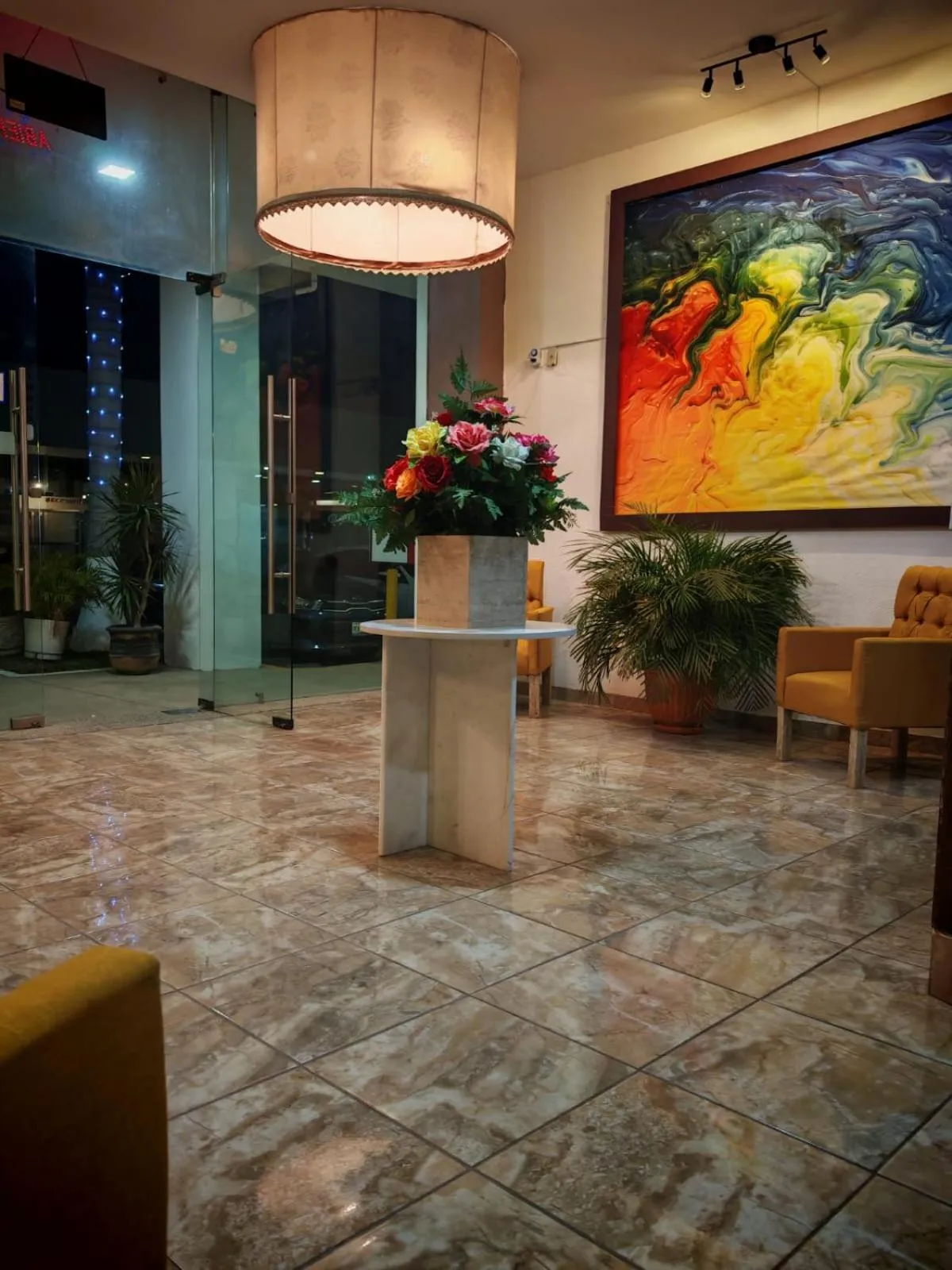 Seating area in BB INN