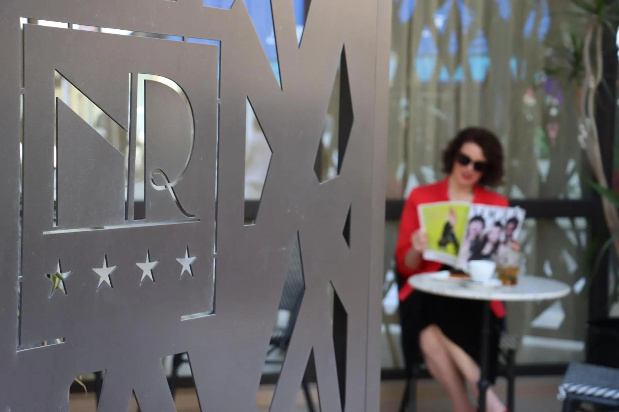 Patio in Hotel Nice Riviera