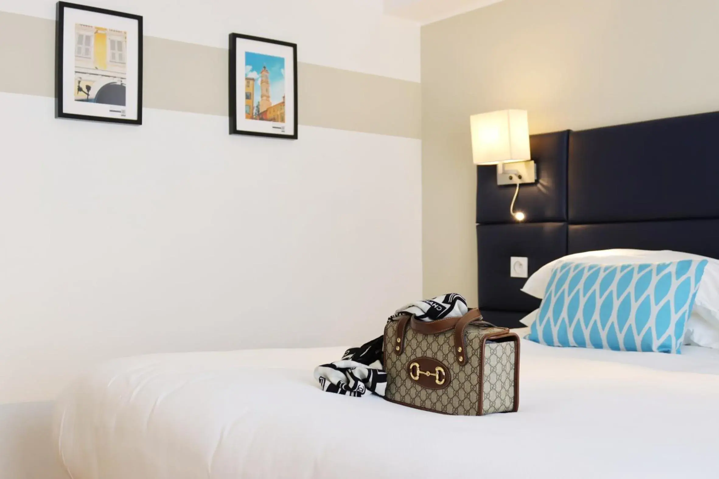 Bedroom, Bed in Hotel Nice Riviera Bedroom, Bed in Hotel Nice Riviera