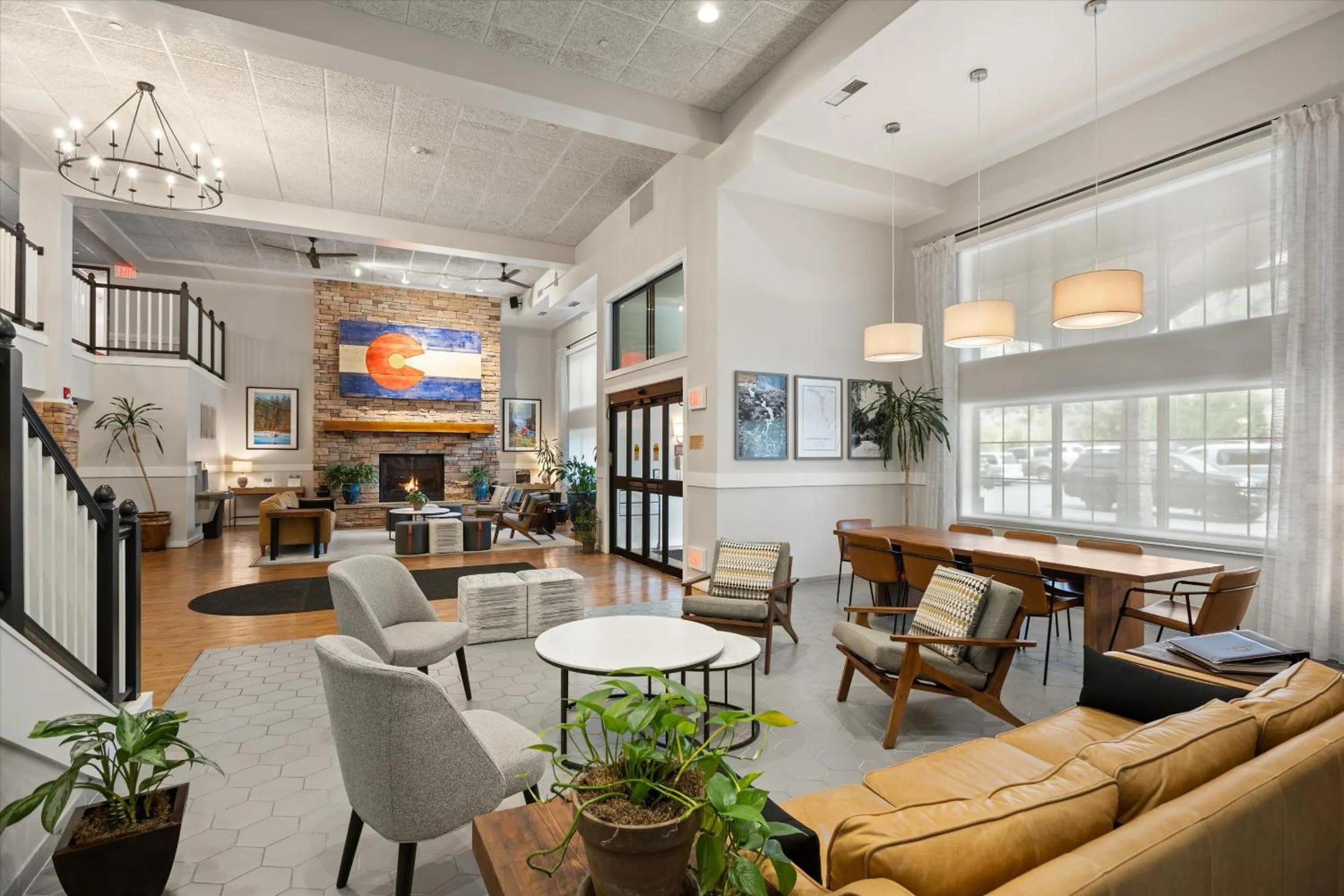 Lobby or reception in Hotel Glenwood Springs