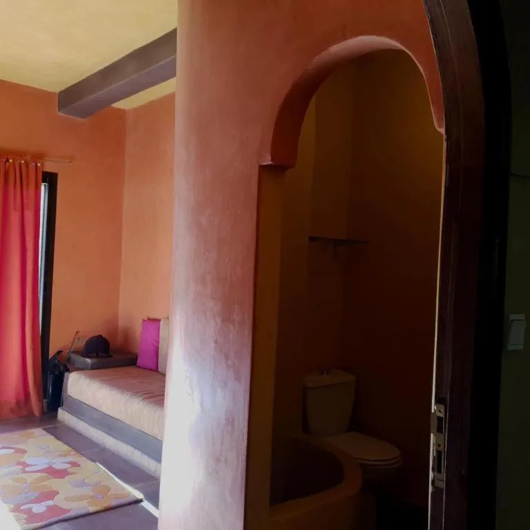 Bathroom, Bed in Ourika Atlas Tigmi