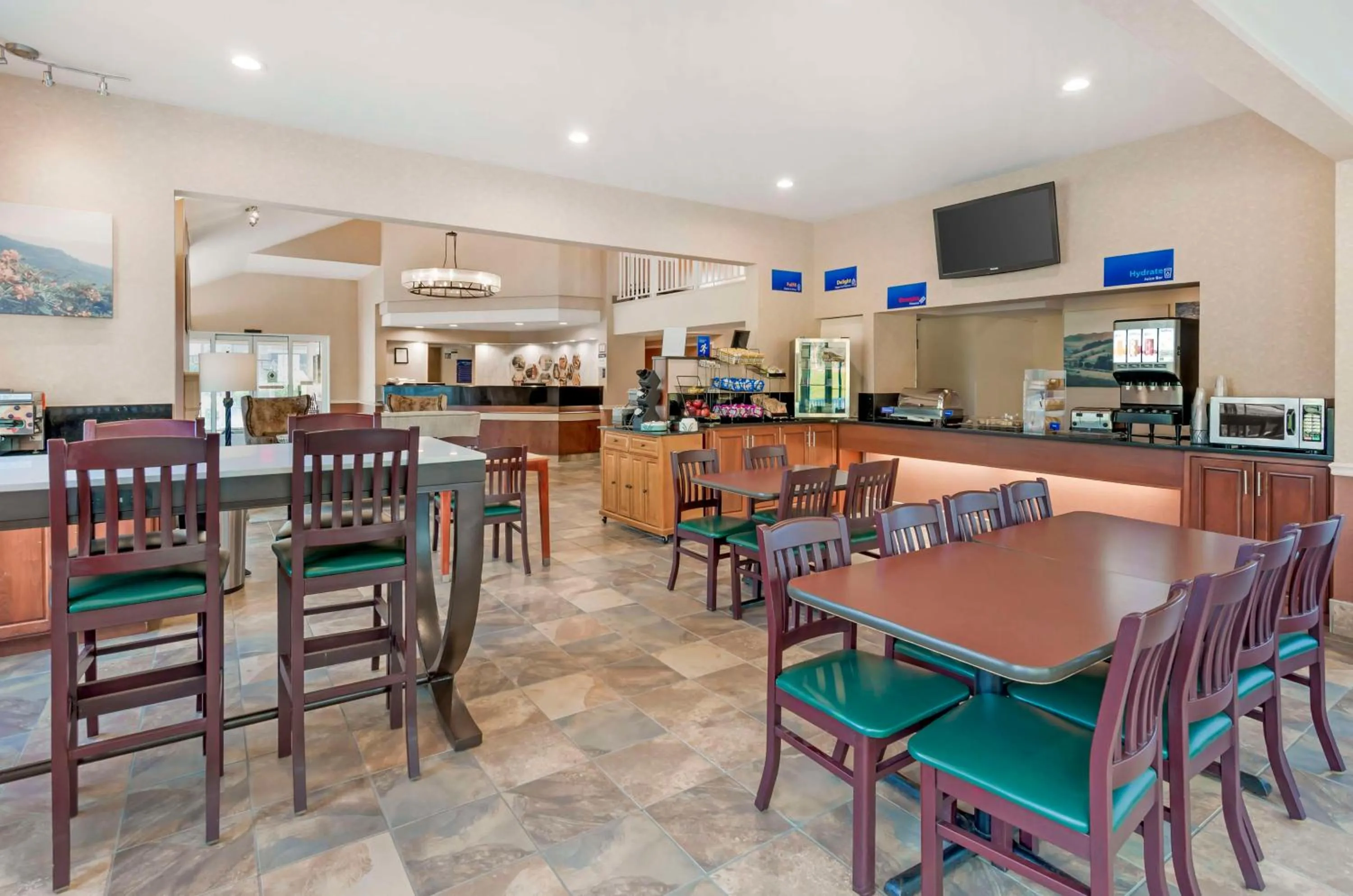 Breakfast in Best Western Lexington Inn