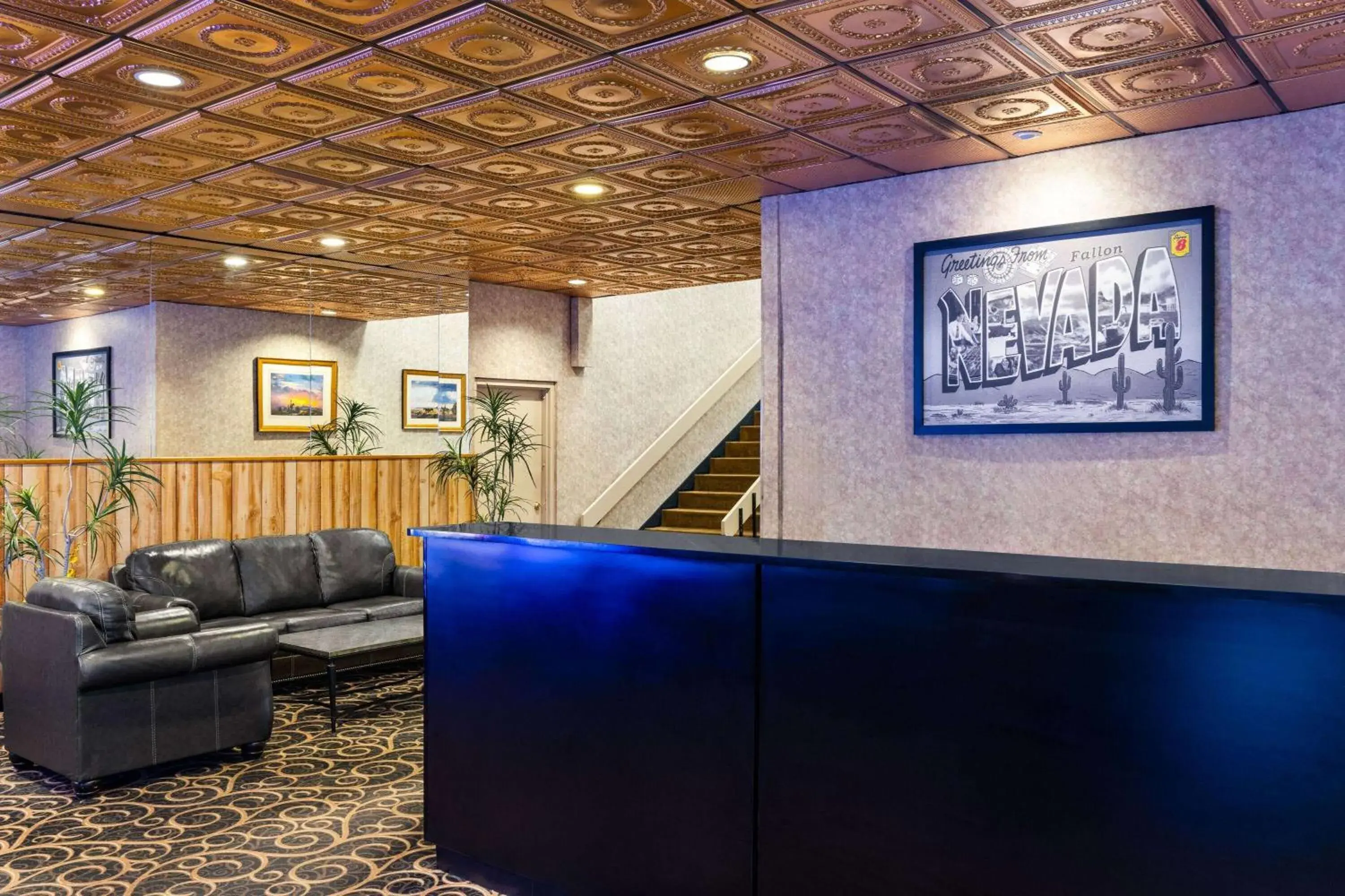 Lobby or reception in Super 8 by Wyndham Fallon Lobby or reception in Super 8 by Wyndham Fallon