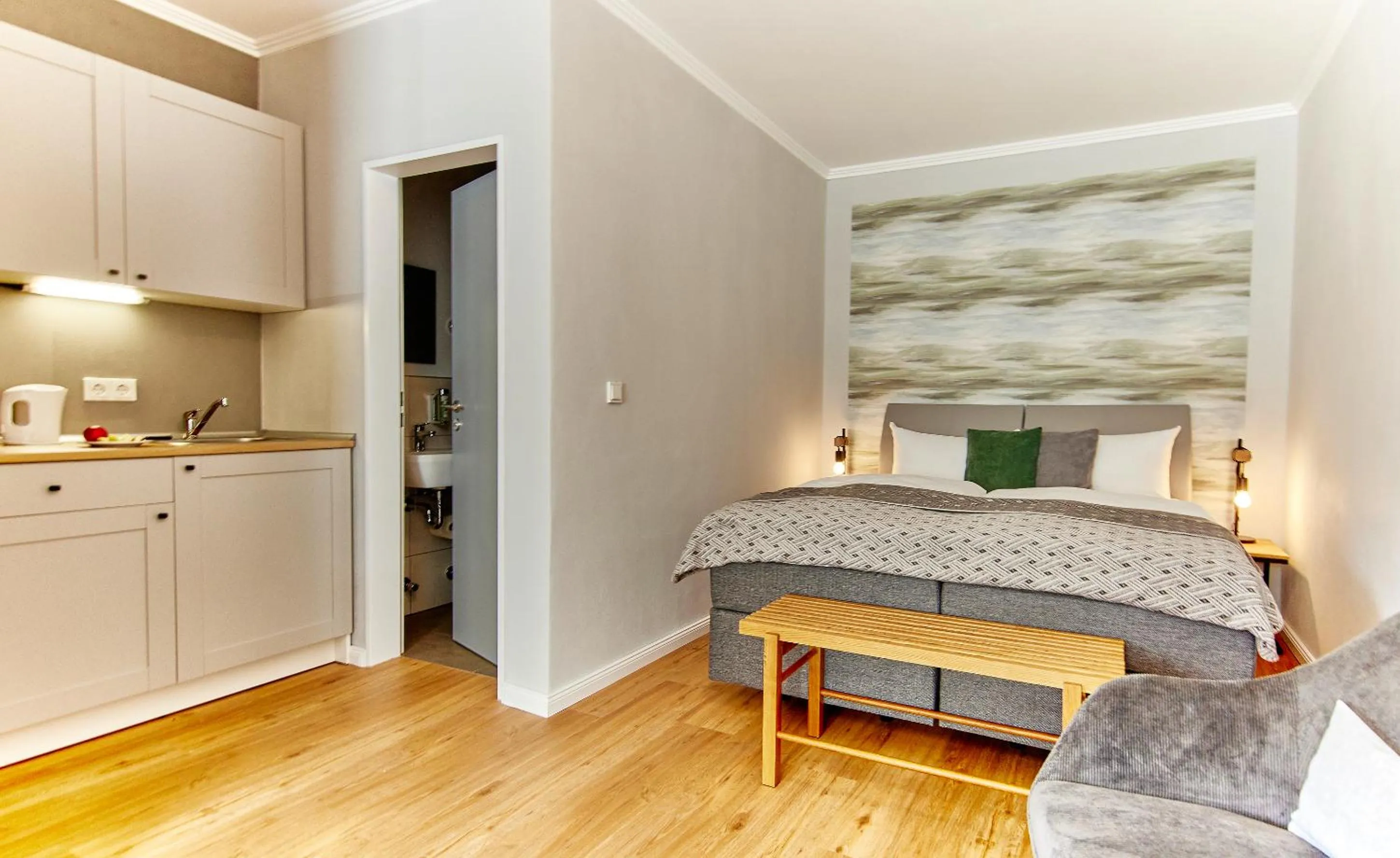 Photo of the whole room, Bed in Schlei Hotel