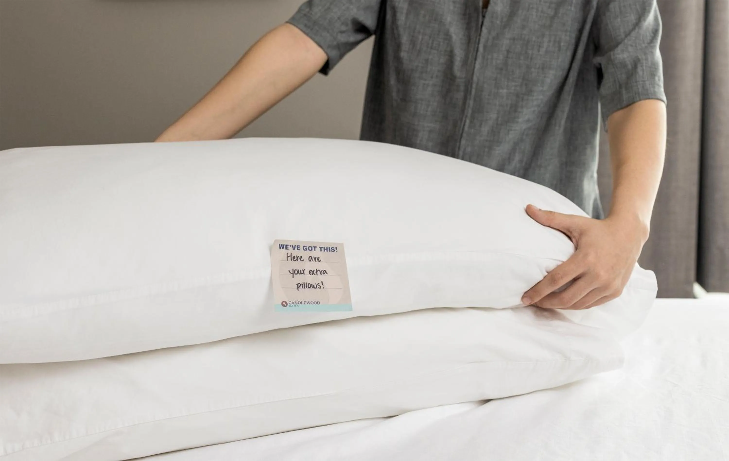 Bed in Candlewood Suites Jacksonville Southpoint