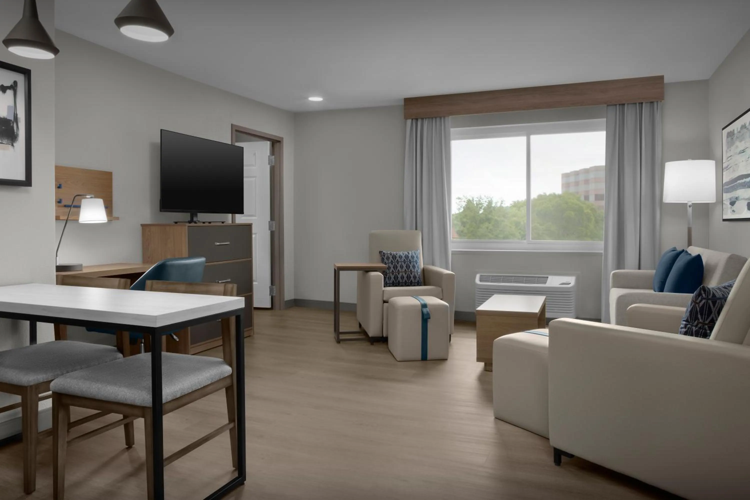 Living room in Candlewood Suites Jacksonville Southpoint