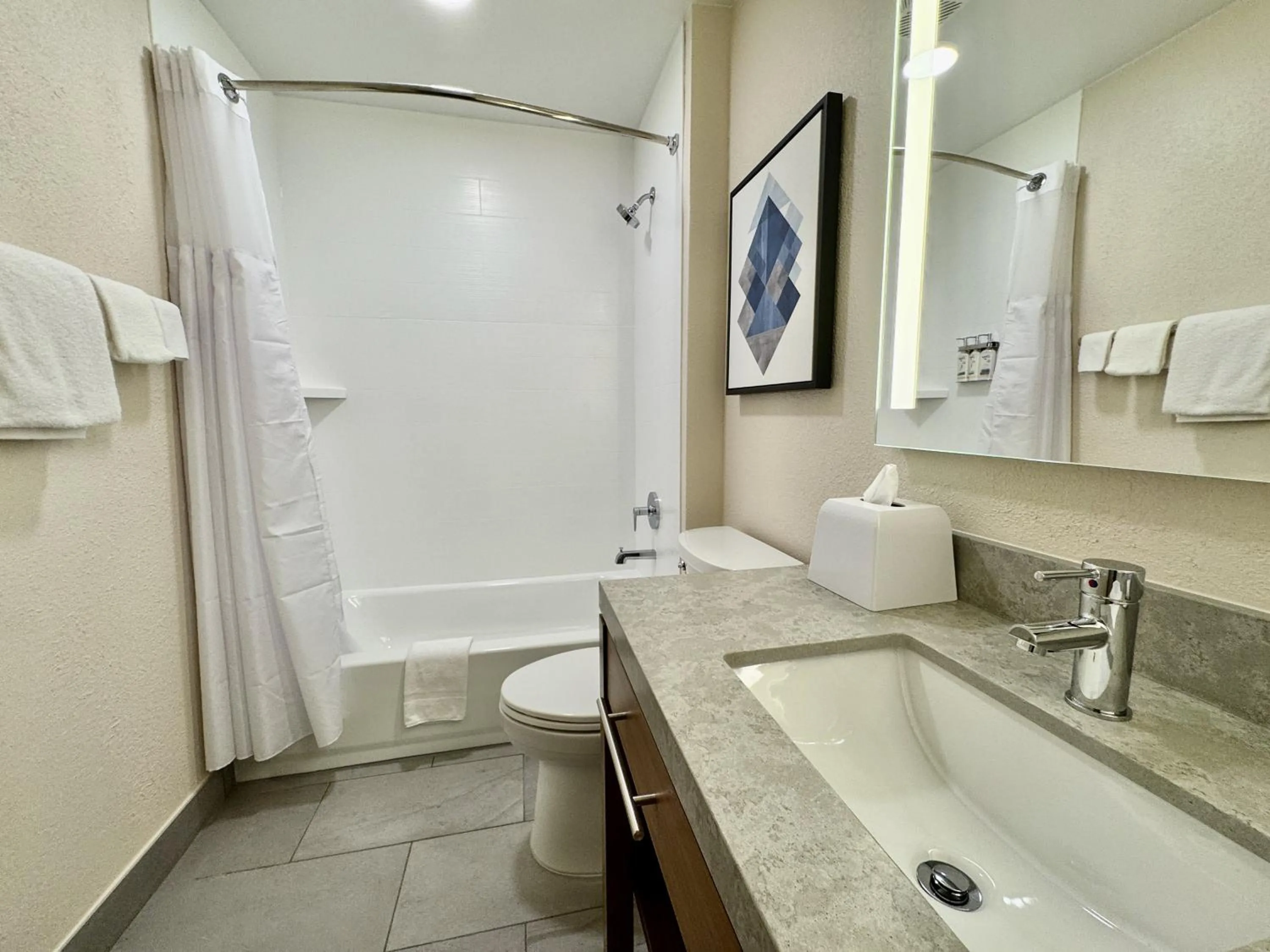 Shower in Candlewood Suites Jacksonville Southpoint