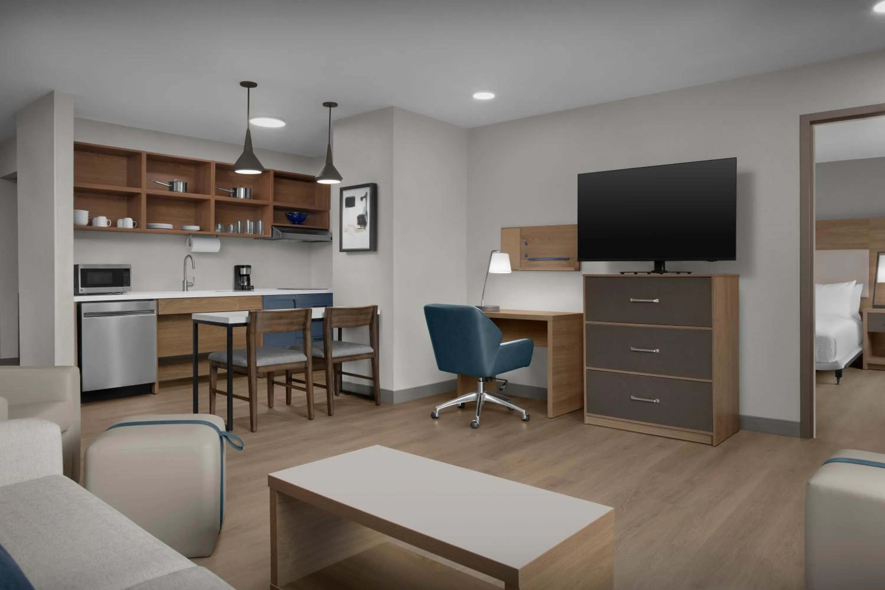 TV and multimedia in Candlewood Suites Jacksonville Southpoint