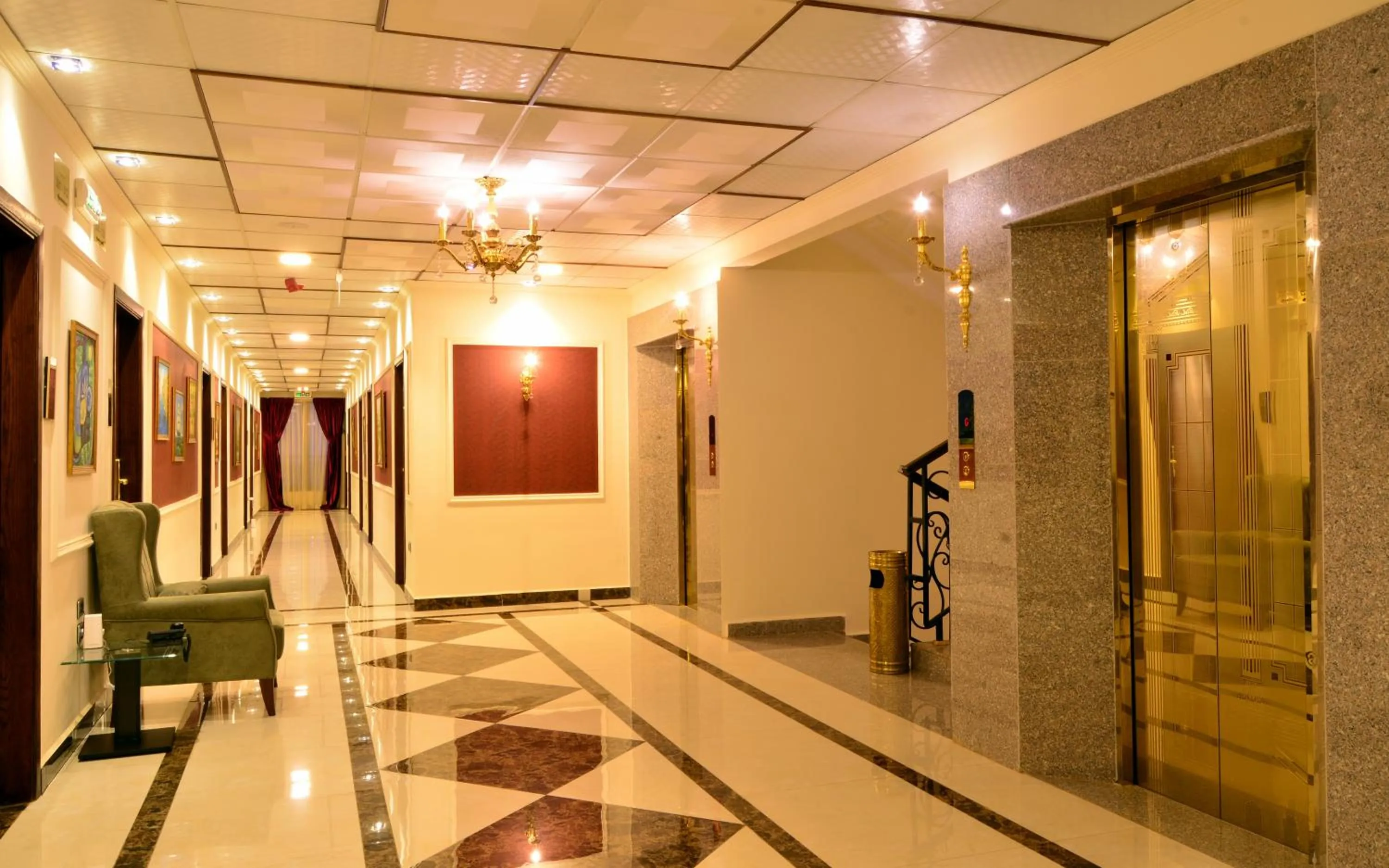 Decorative detail in Bissau Royal Hotel