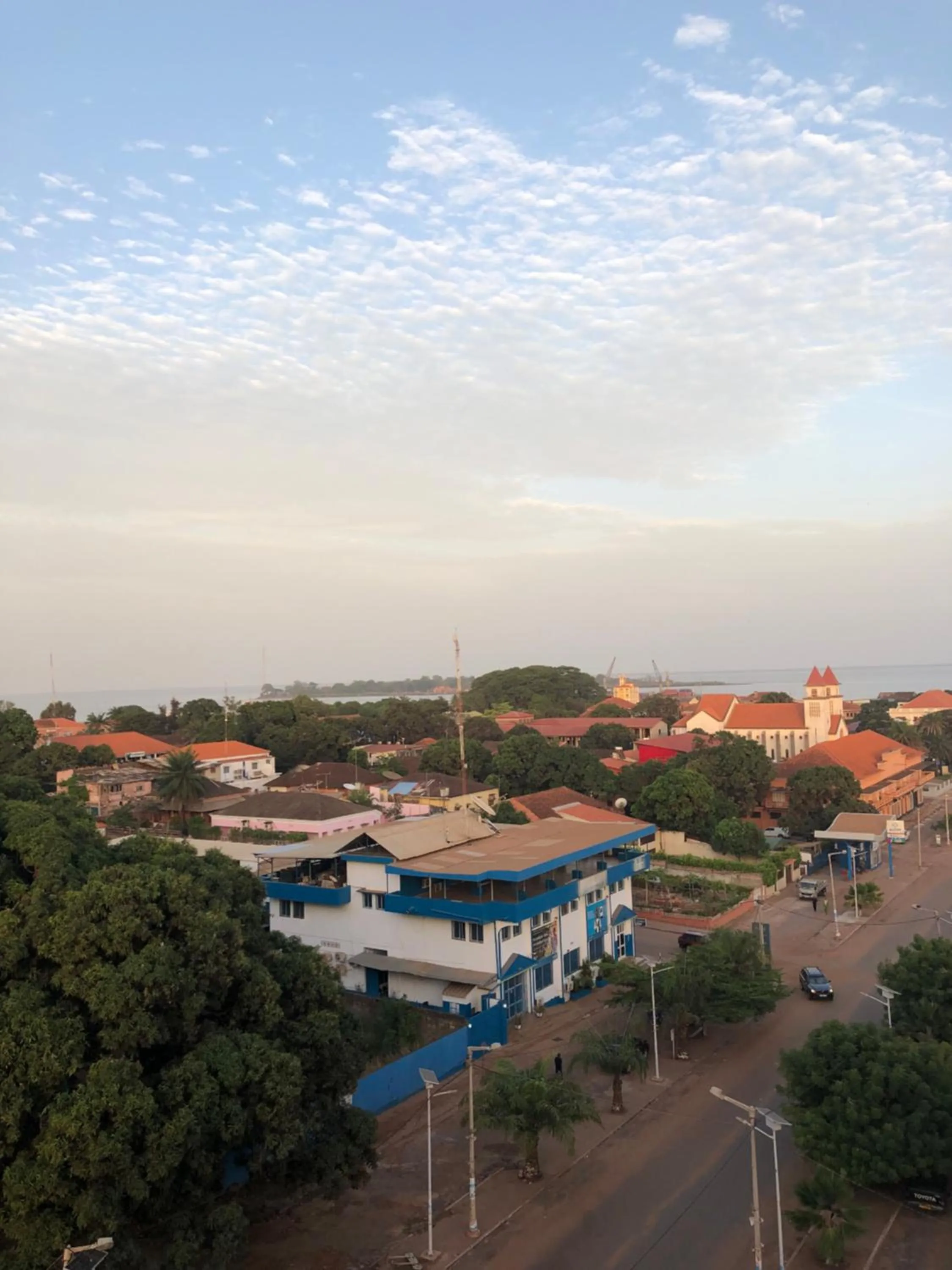 City view in Bissau Royal Hotel