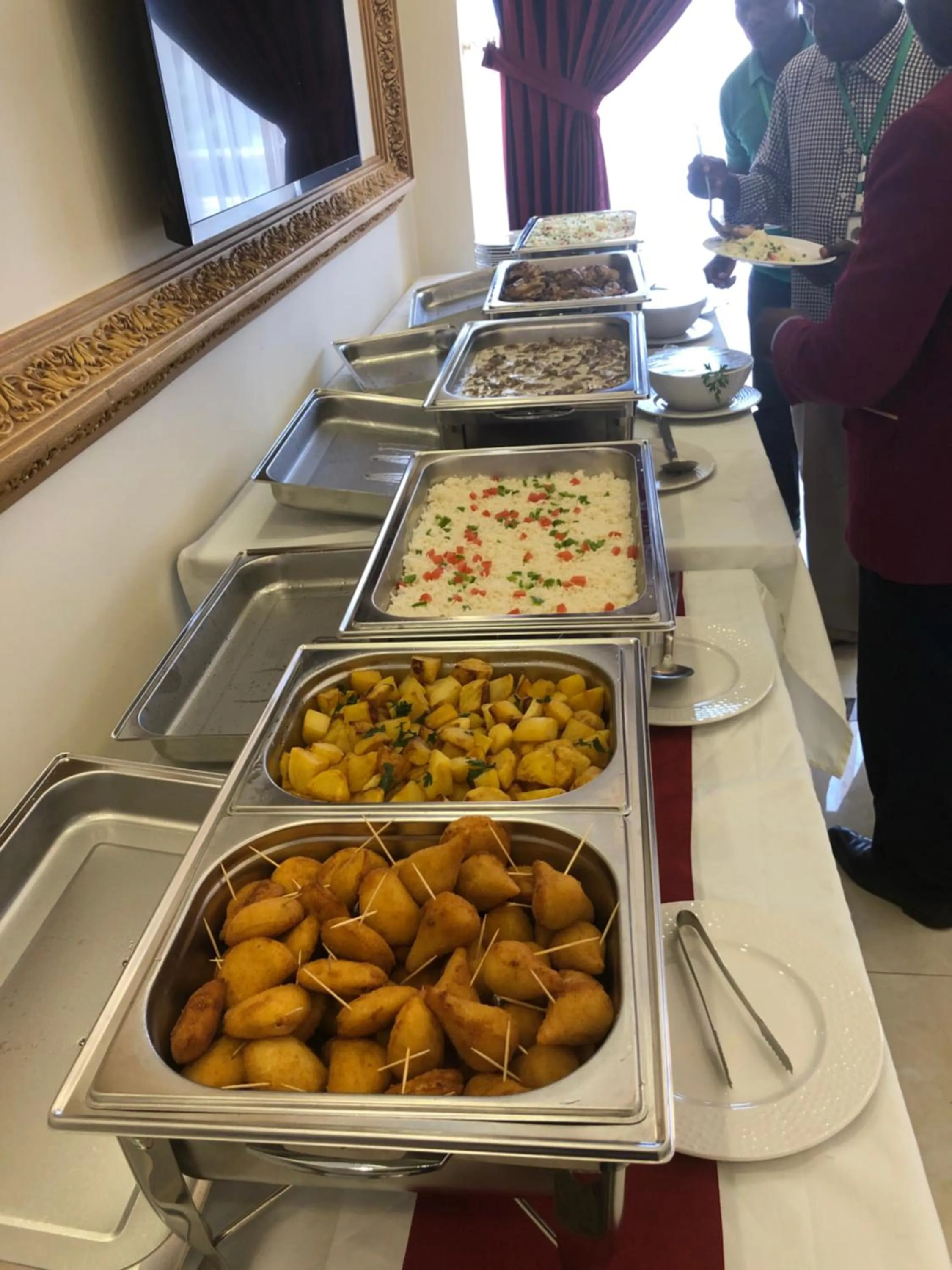 Food and drinks in Bissau Royal Hotel