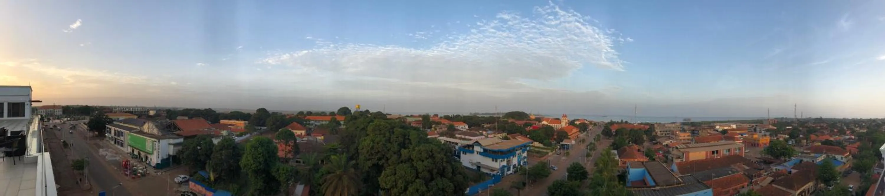 City view in Bissau Royal Hotel