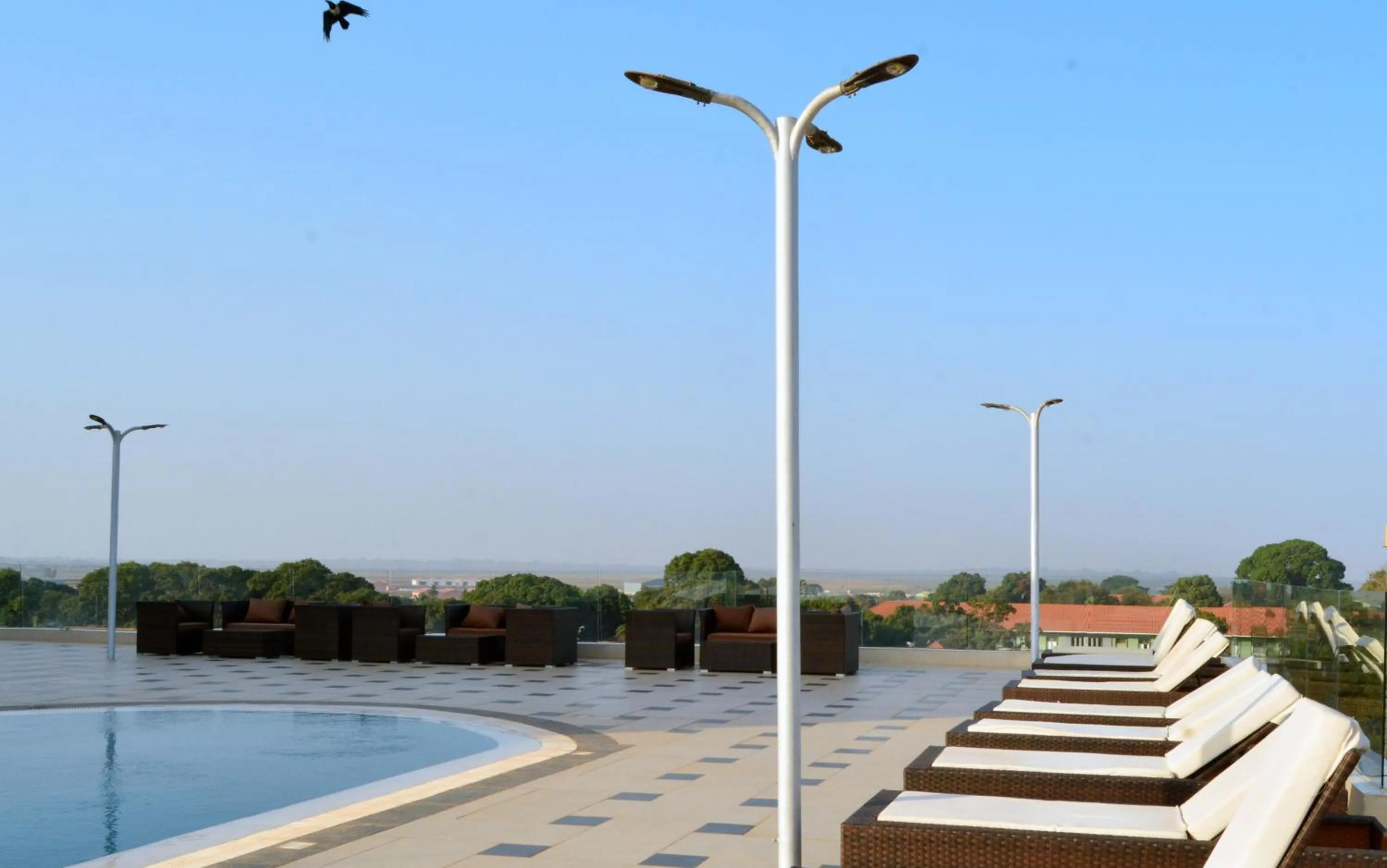 Swimming pool in Bissau Royal Hotel