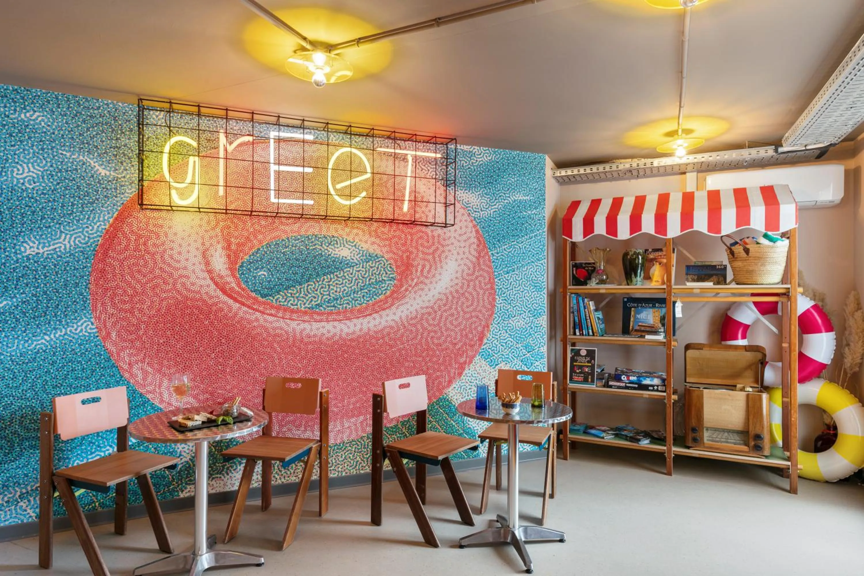 Lobby or reception in Greet Hotel Nice Aéroport Promenade des Anglais