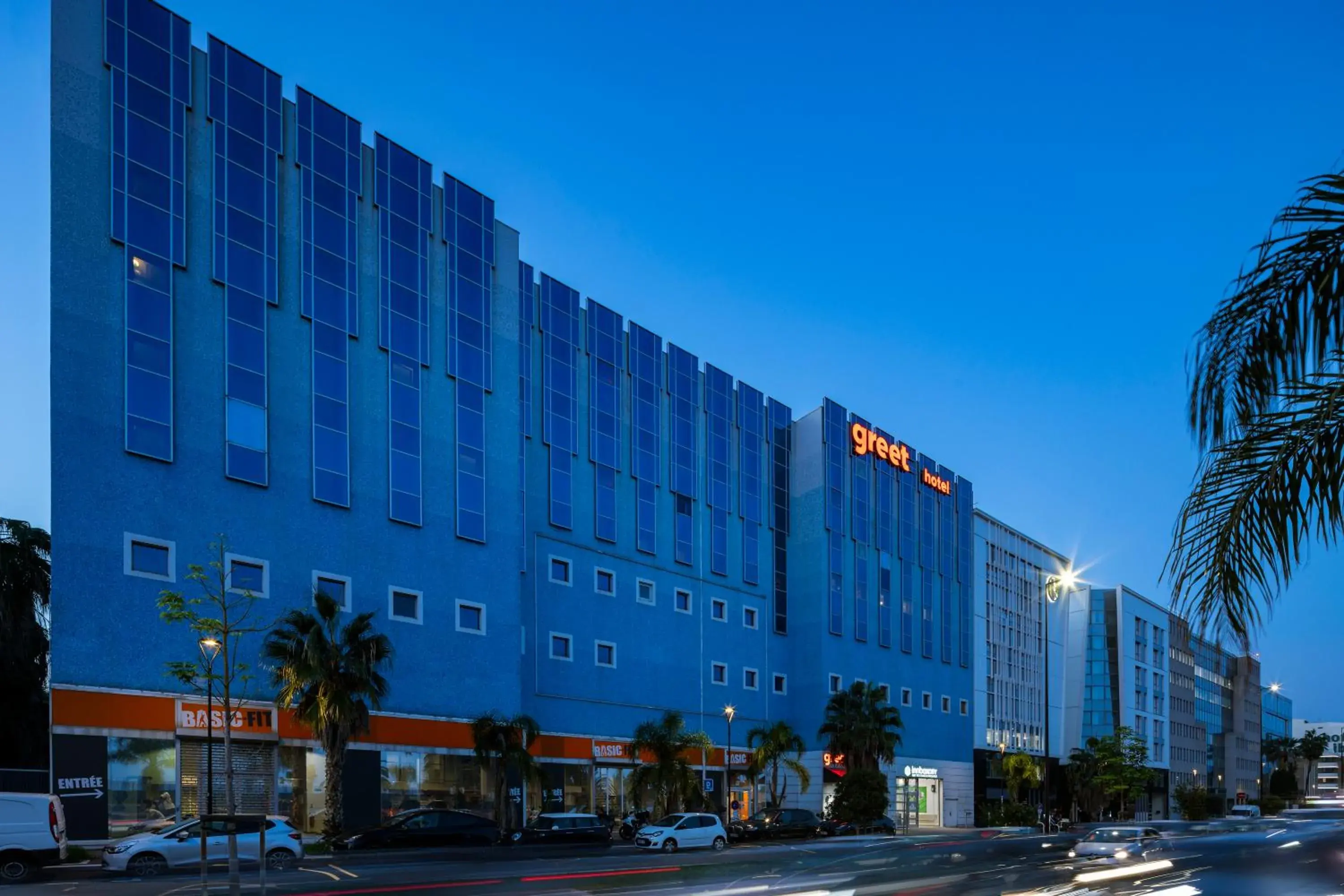Property building in Greet Hotel Nice Aéroport Promenade des Anglais Property building in Greet Hotel Nice Aéroport Promenade des Anglais
