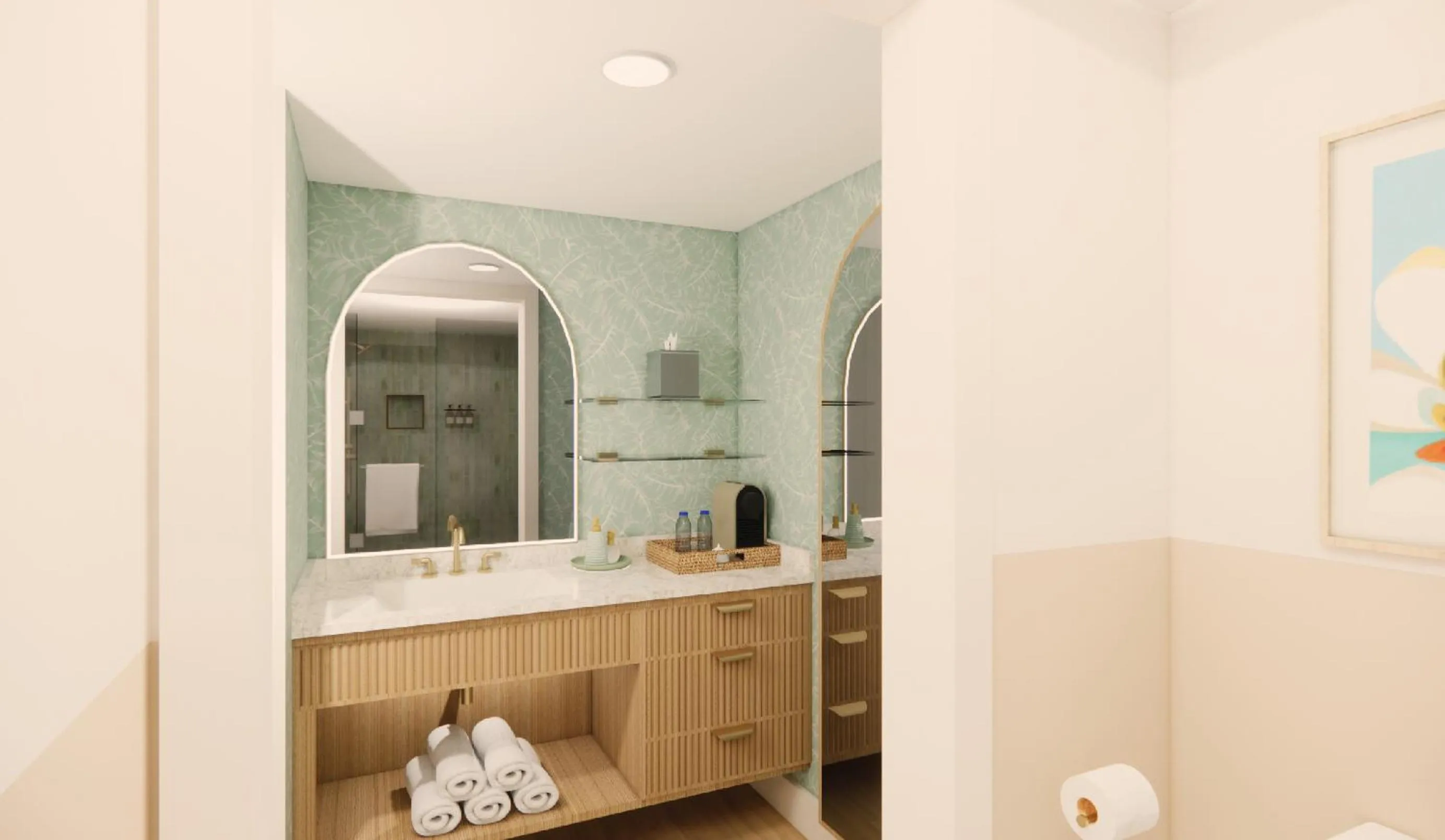 Bathroom in Pavilion Hotel