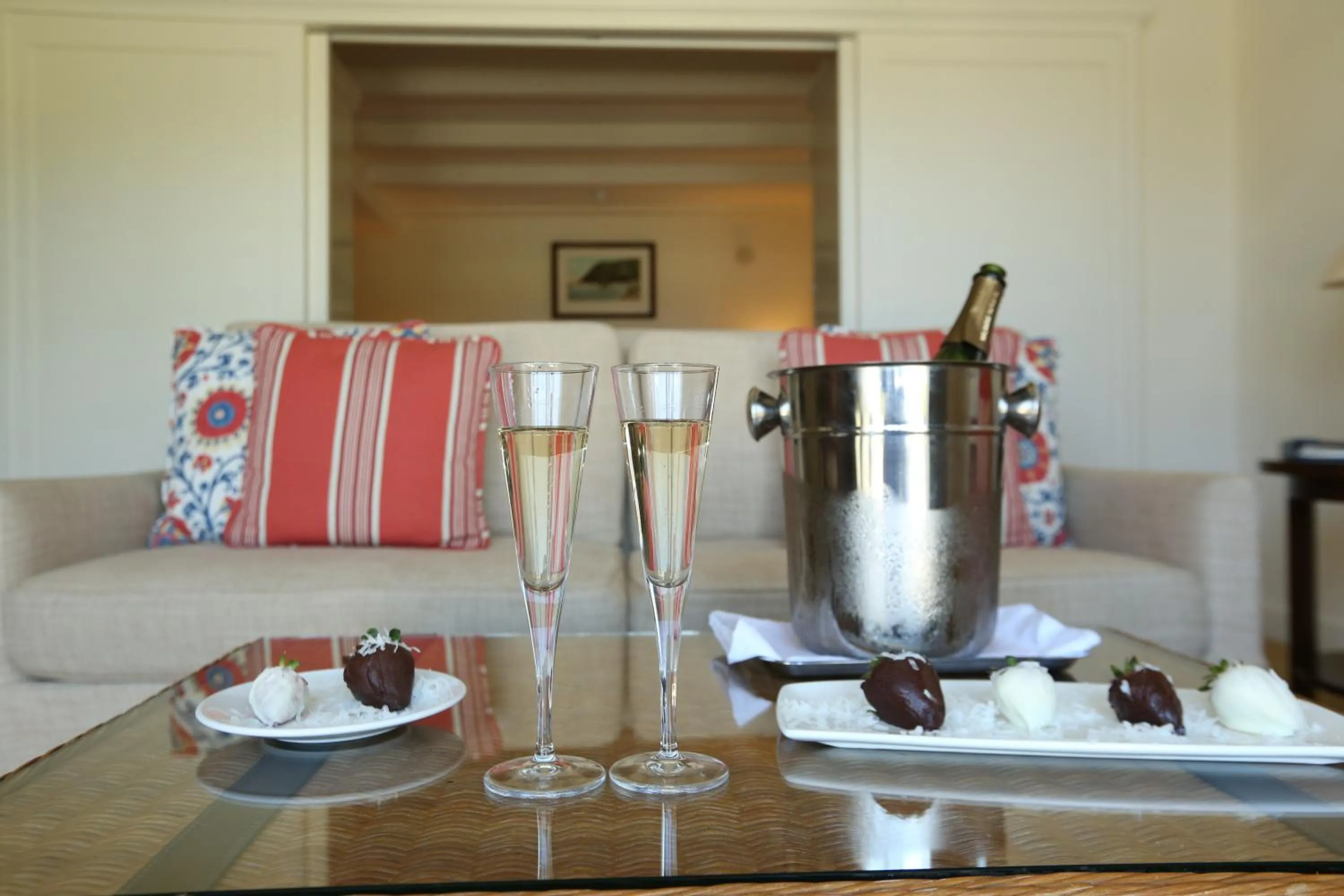 Living room in Pavilion Hotel