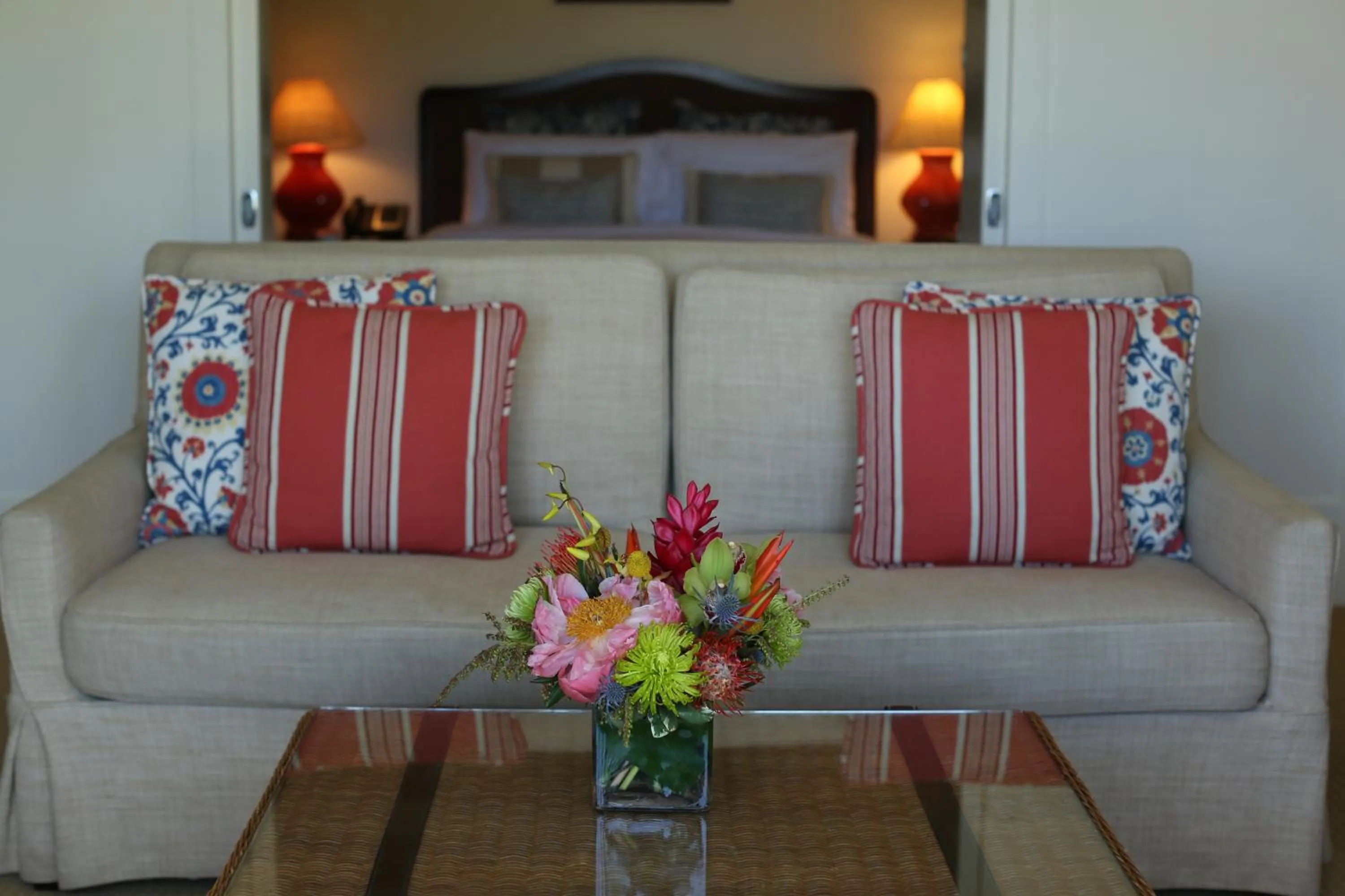 Seating area in Pavilion Hotel