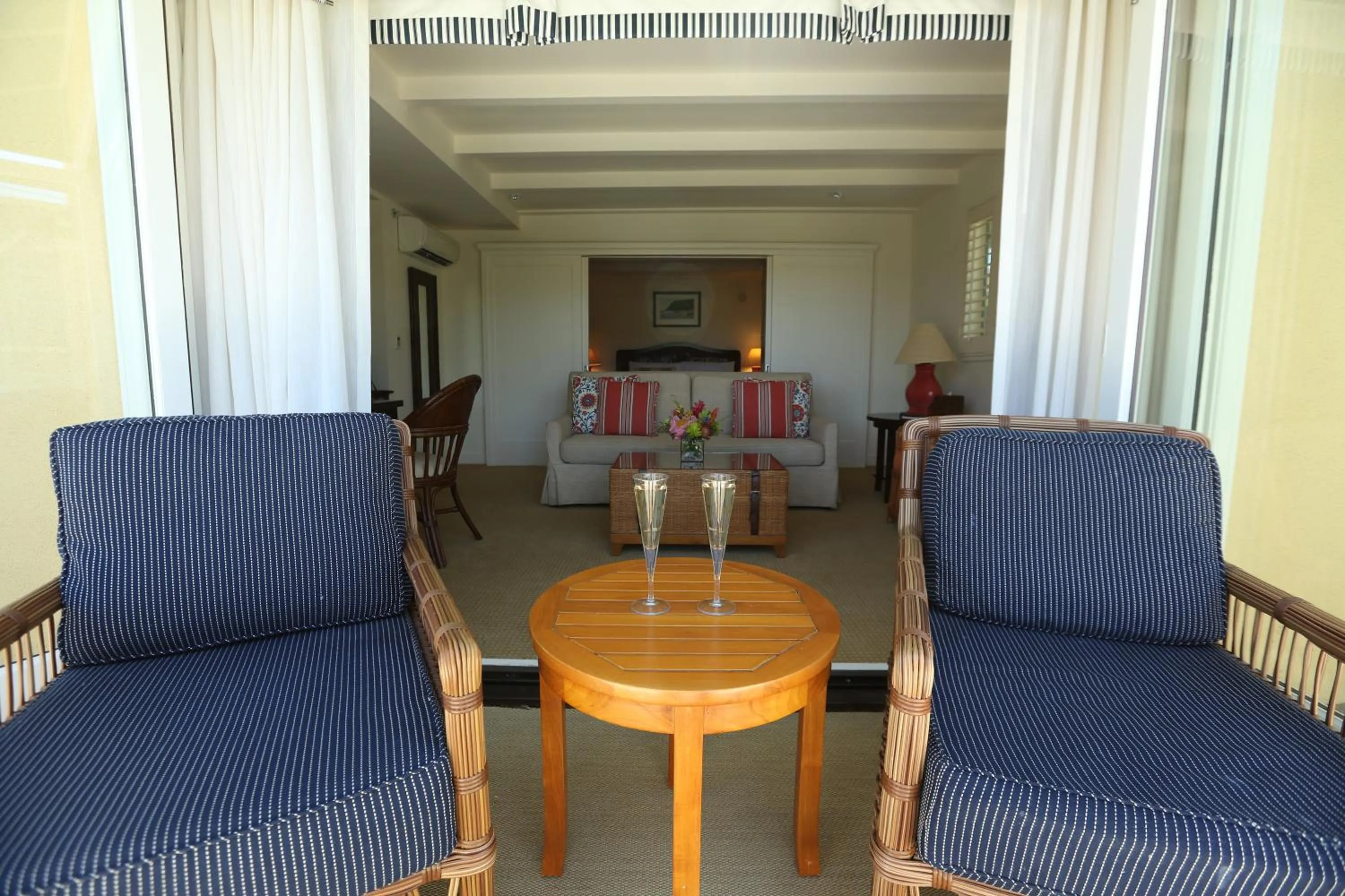 Seating area in Pavilion Hotel
