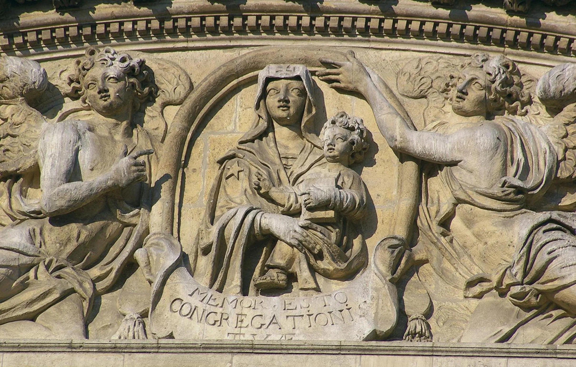Decorative detail in Hôtel de l'Abbaye des Prémontrés