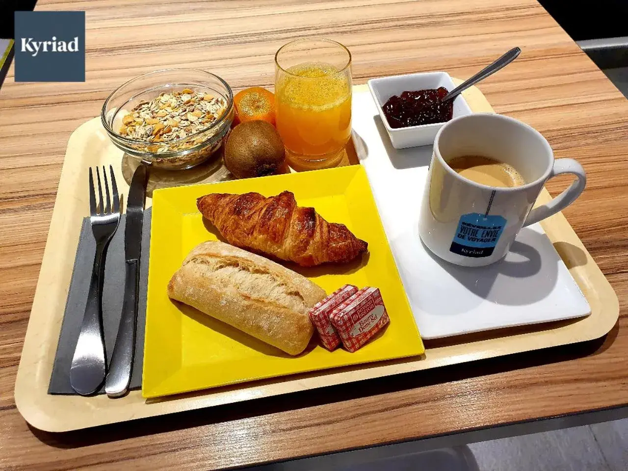 Breakfast in Kyriad Hotel Brest Breakfast in Kyriad Hotel Brest