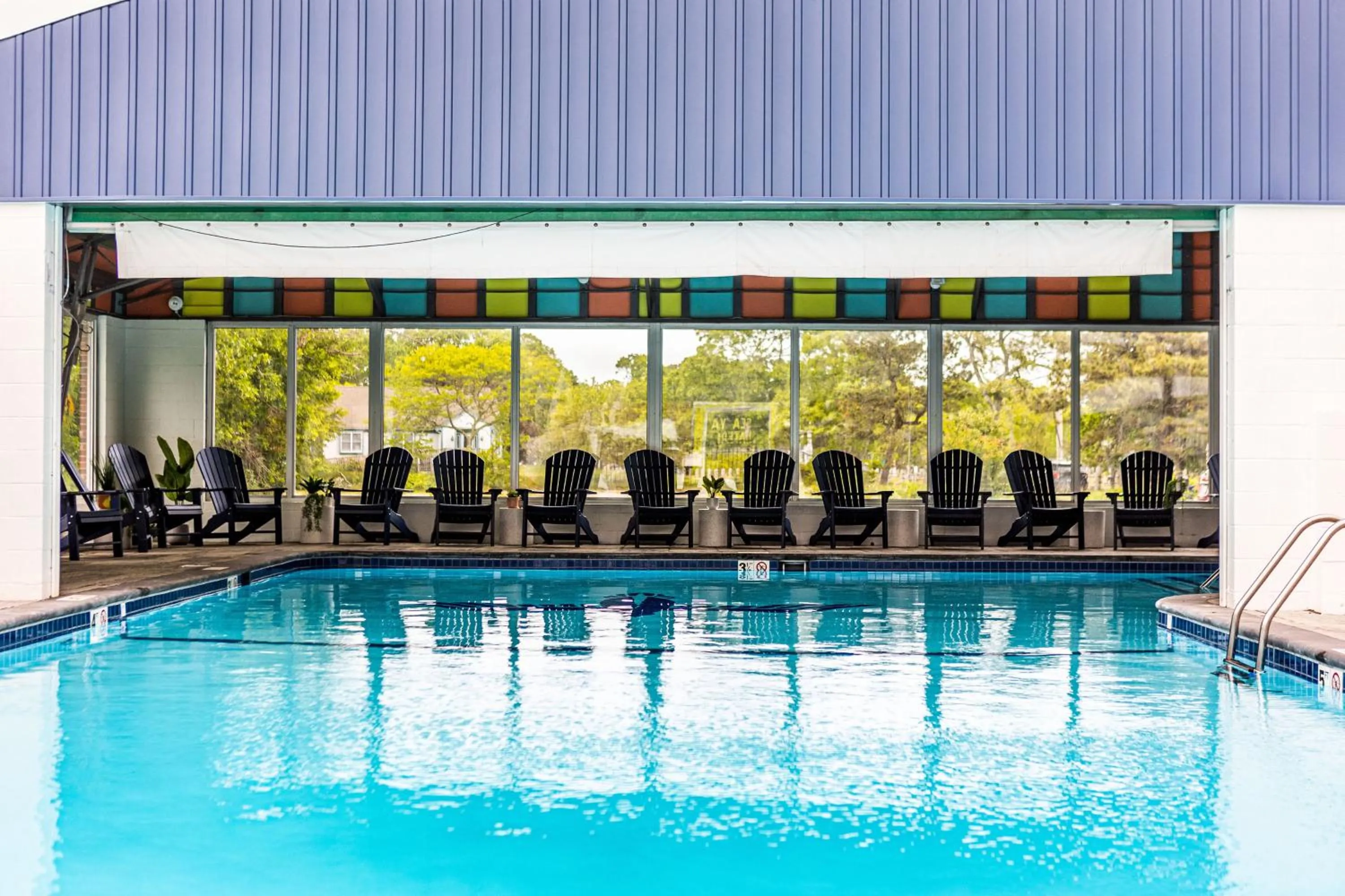 Pool view in Freebird by Reverie Boutique Collection