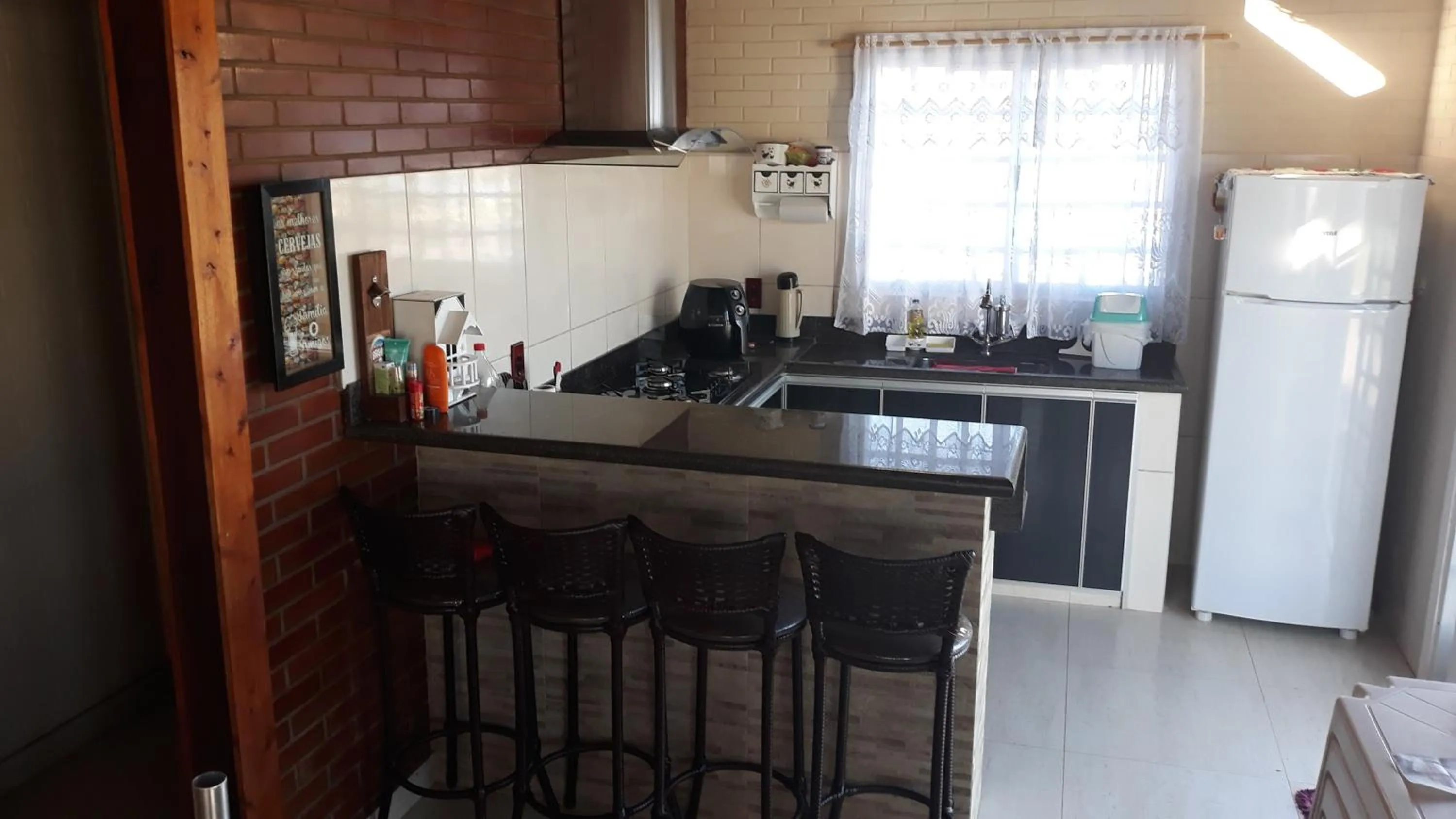 Communal kitchen in Rancho Paraíso