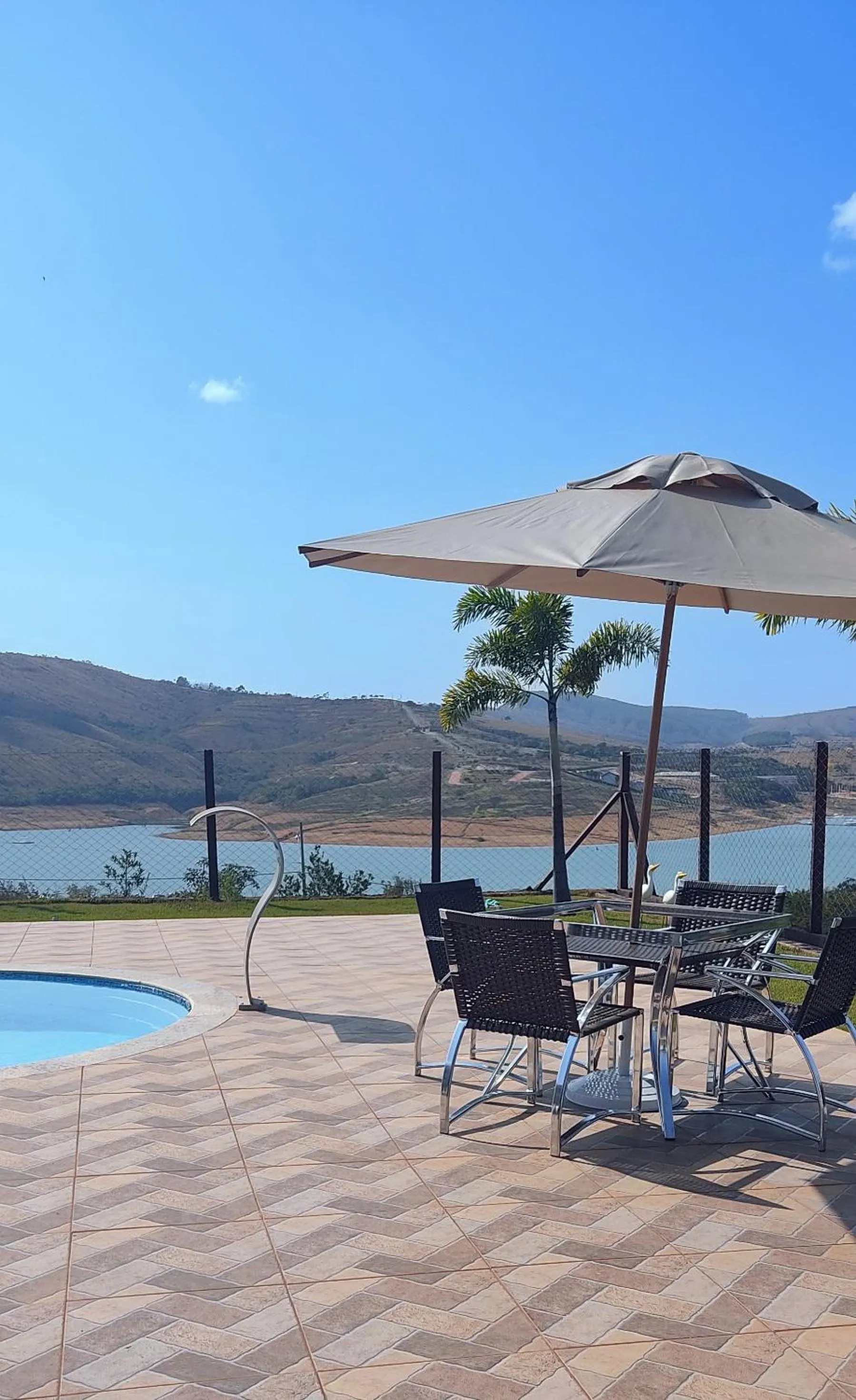 Pool view in Rancho Paraíso