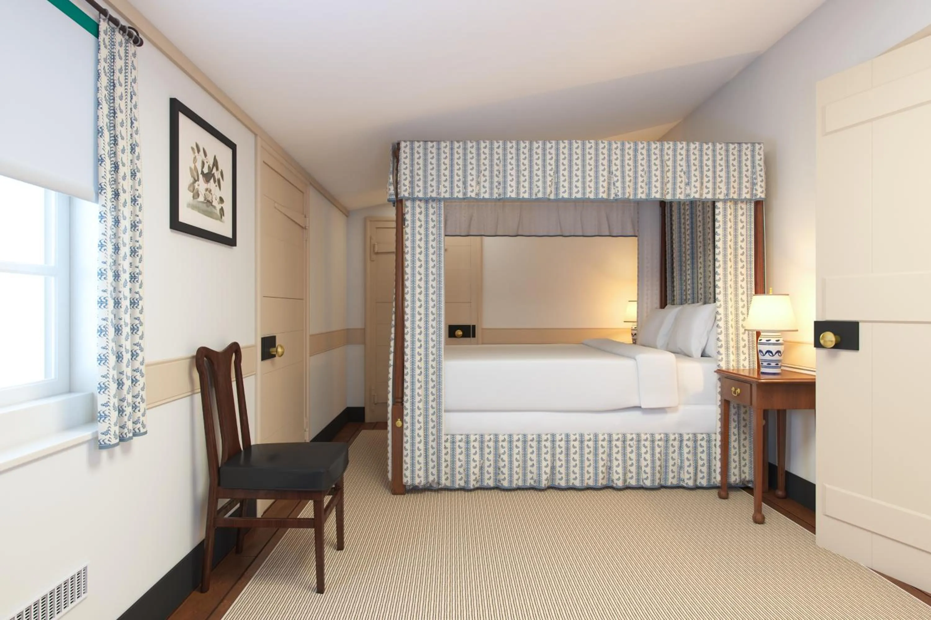 Bedroom, Bed in Colonial Houses, an official Colonial Williamsburg Hotel