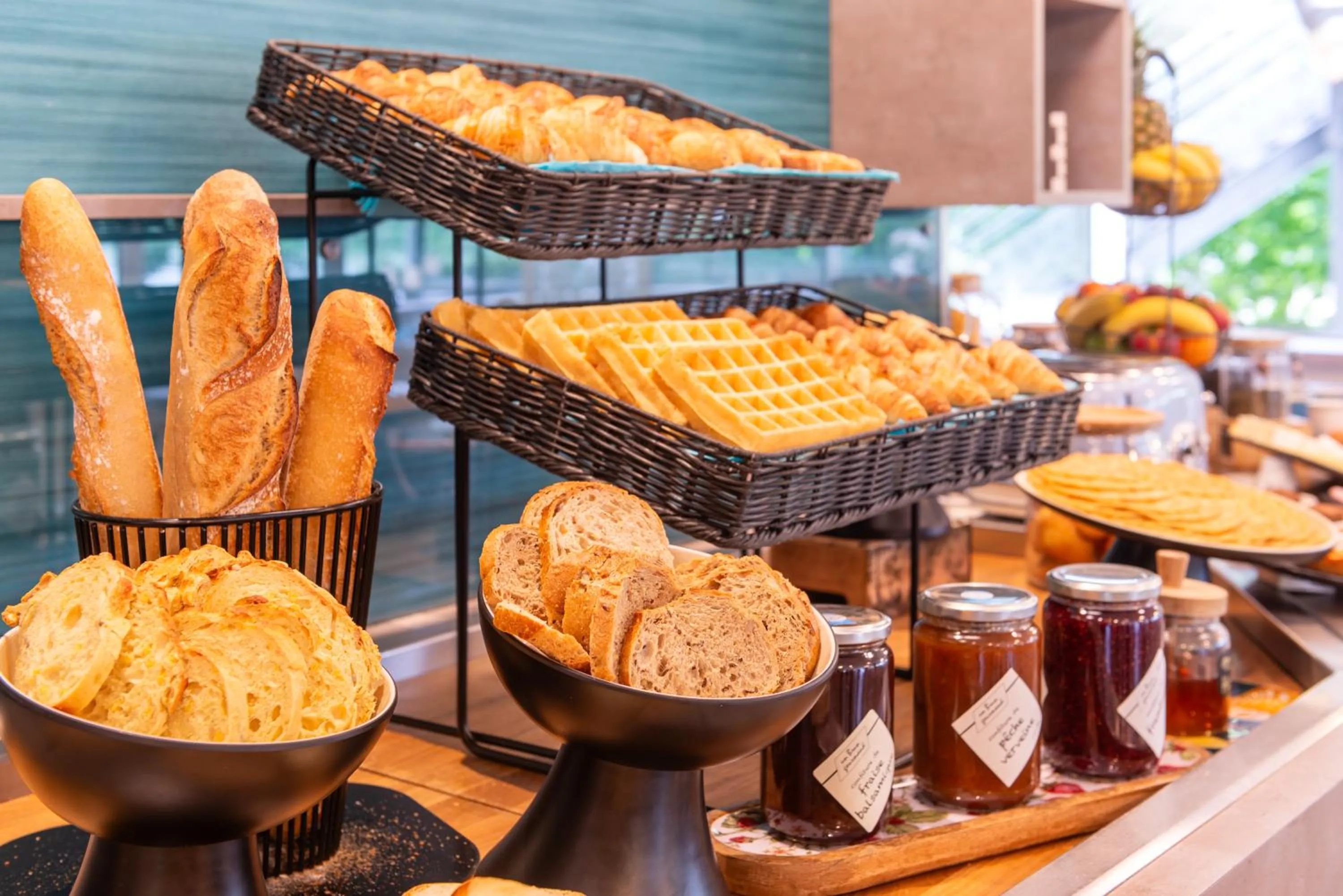 Breakfast in Kyriad Hotel Lyon Givors