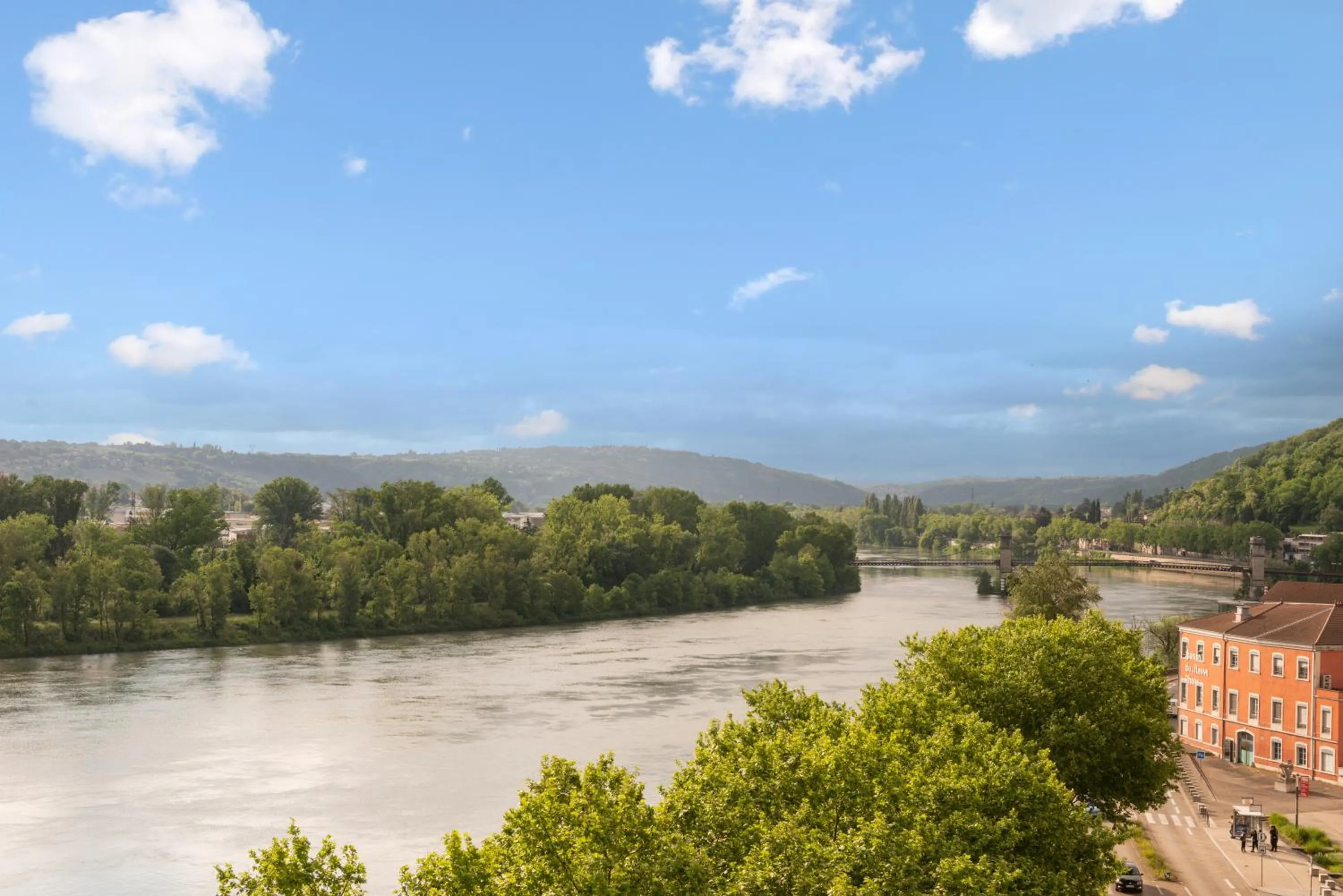 View (from property/room) in Kyriad Hotel Lyon Givors