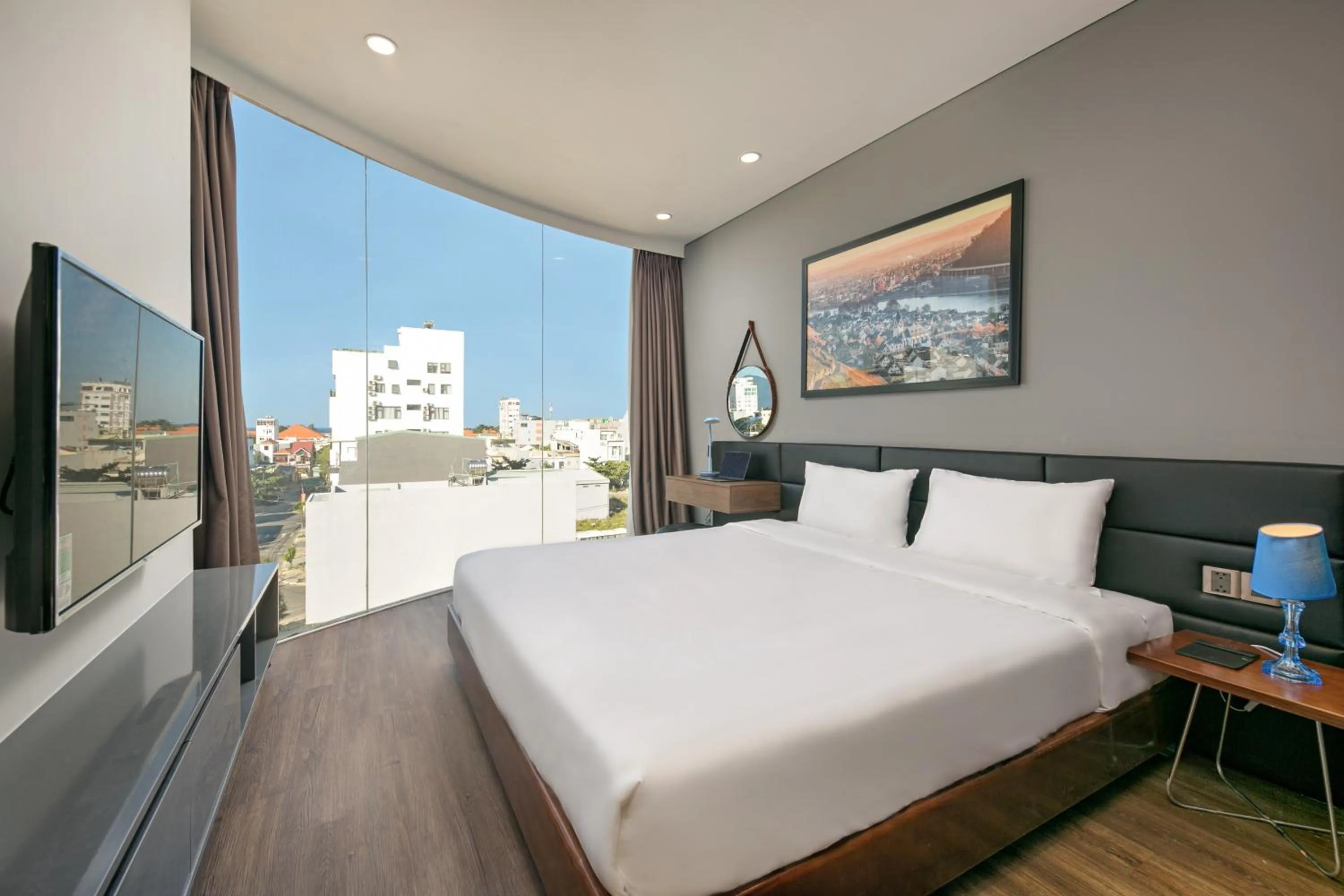 City view, Bed in Meliora Hotel & Apartment