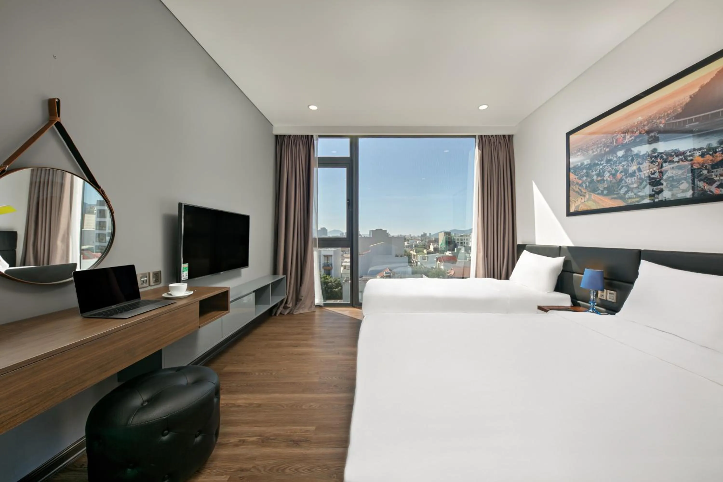 City view, Bed in Meliora Hotel & Apartment