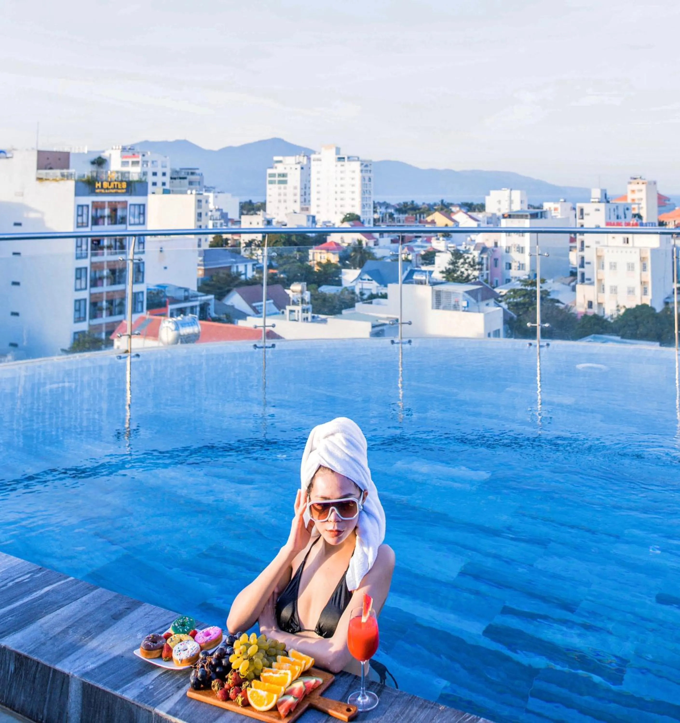 Pool view in Meliora Hotel & Apartment