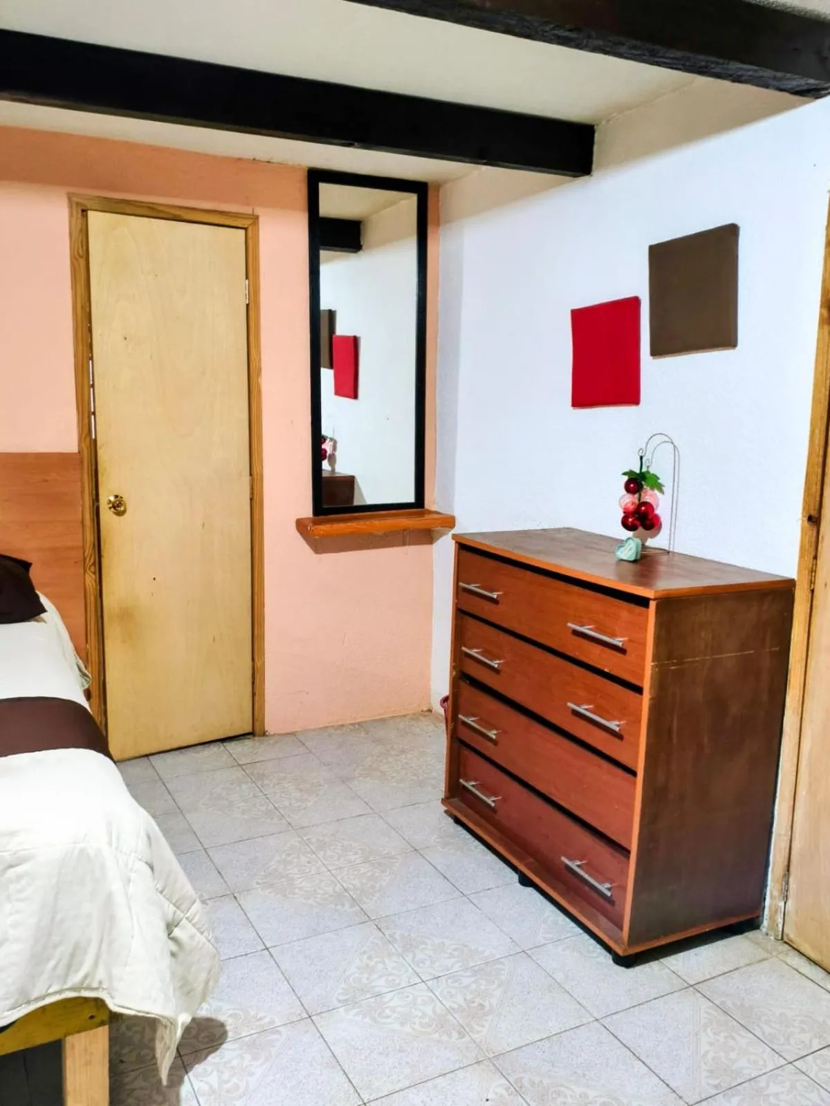 Bed in BONITO y AMPLIO DEPARTAMENTO con JARDÍN "EL PARAÍSO DE ZACATLÁN"