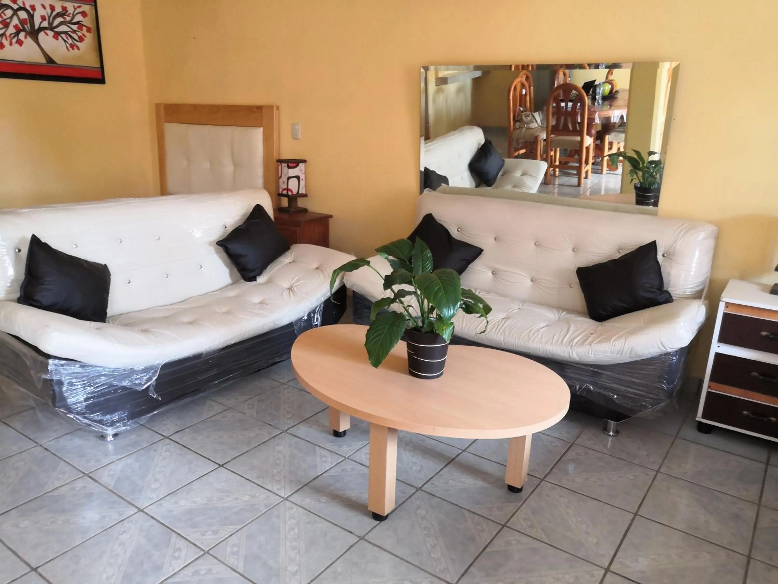 Living room in BONITO y AMPLIO DEPARTAMENTO con JARDÍN "EL PARAÍSO DE ZACATLÁN"