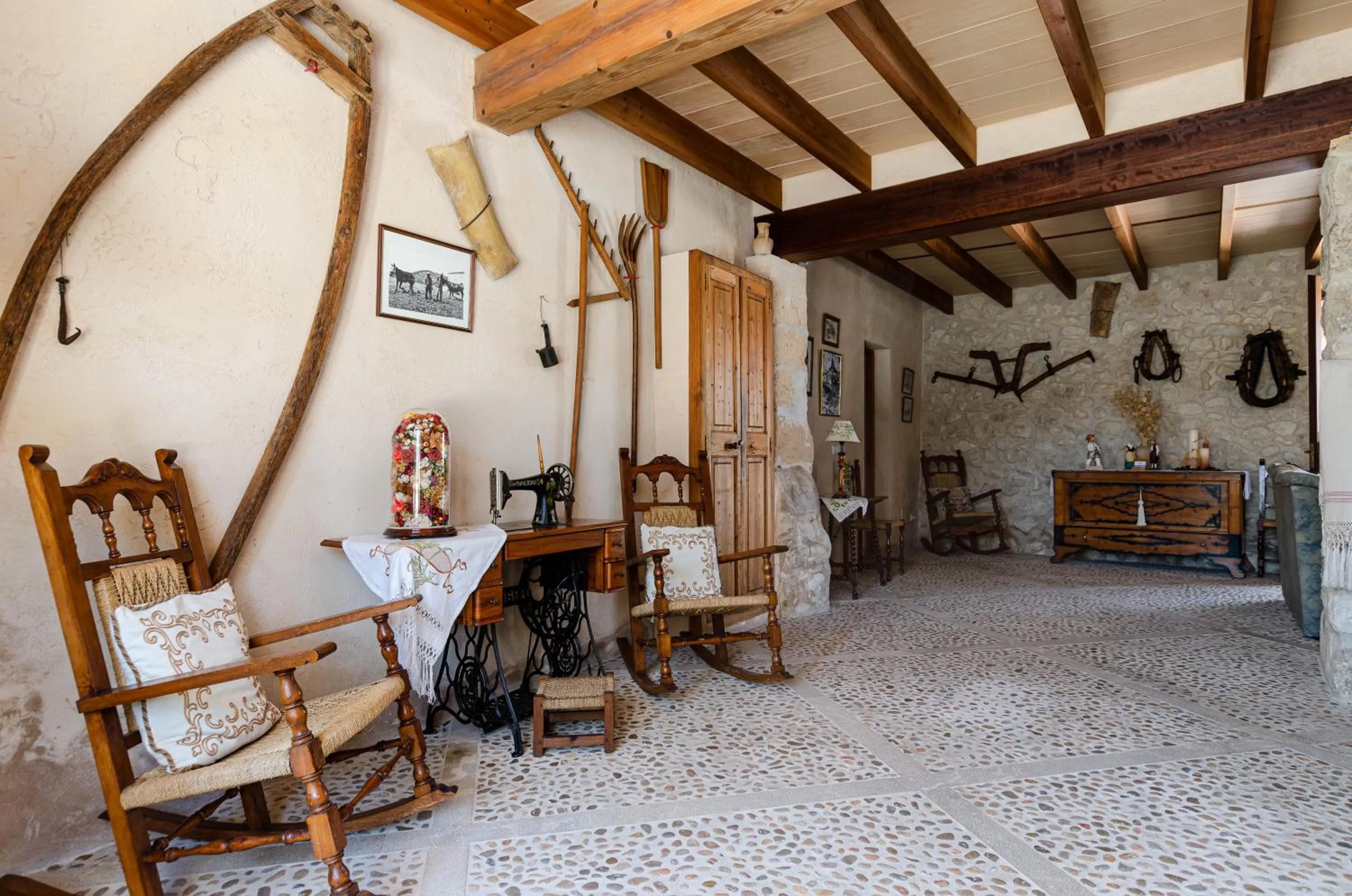 Living room in Finca es Rafal, Agroturisme