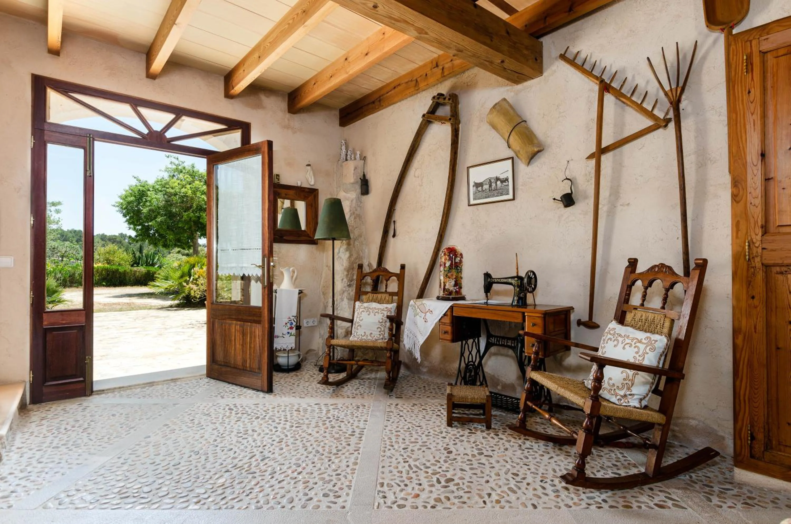 Living room in Finca es Rafal, Agroturisme