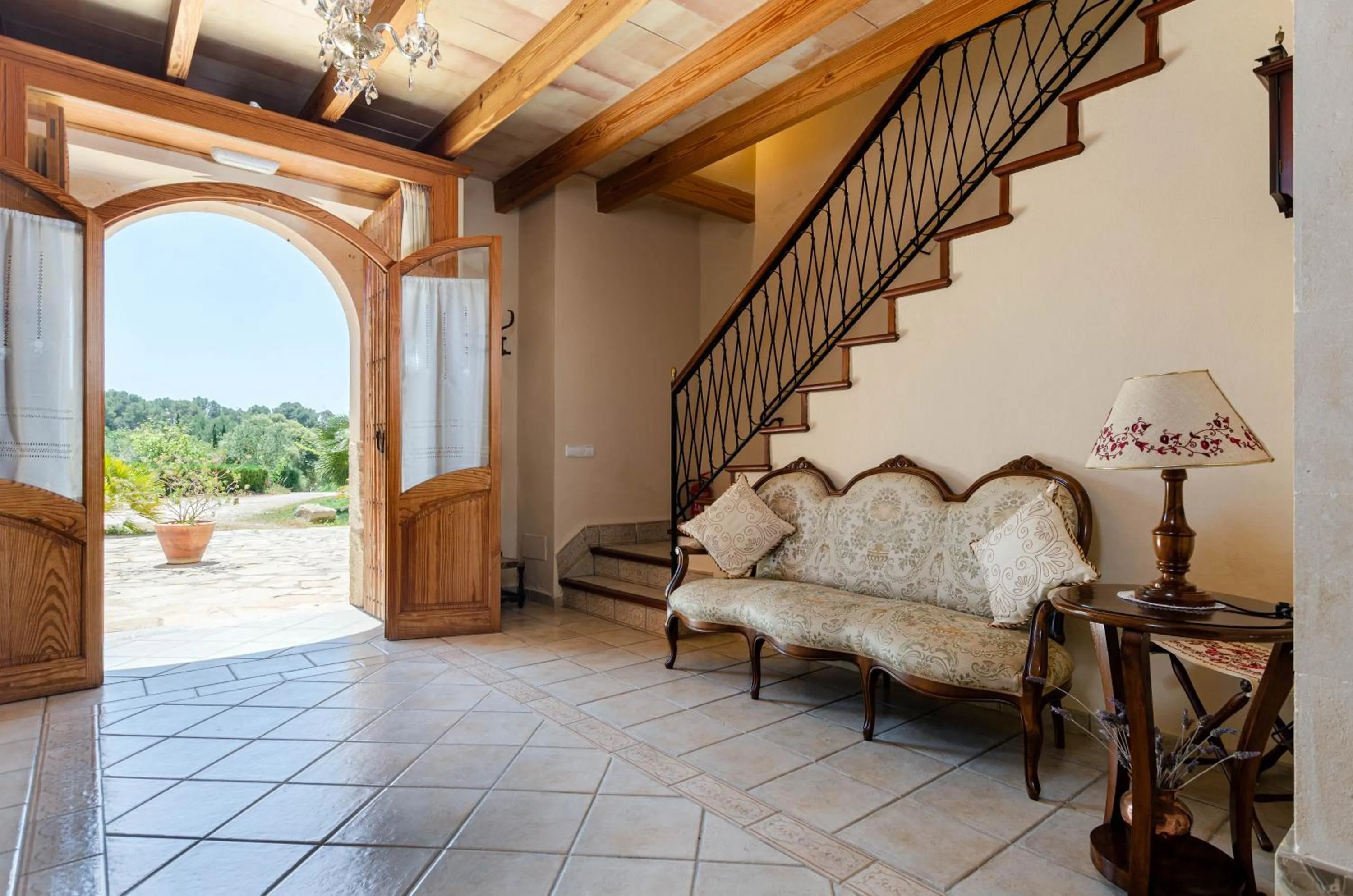 Lobby or reception in Finca es Rafal, Agroturisme