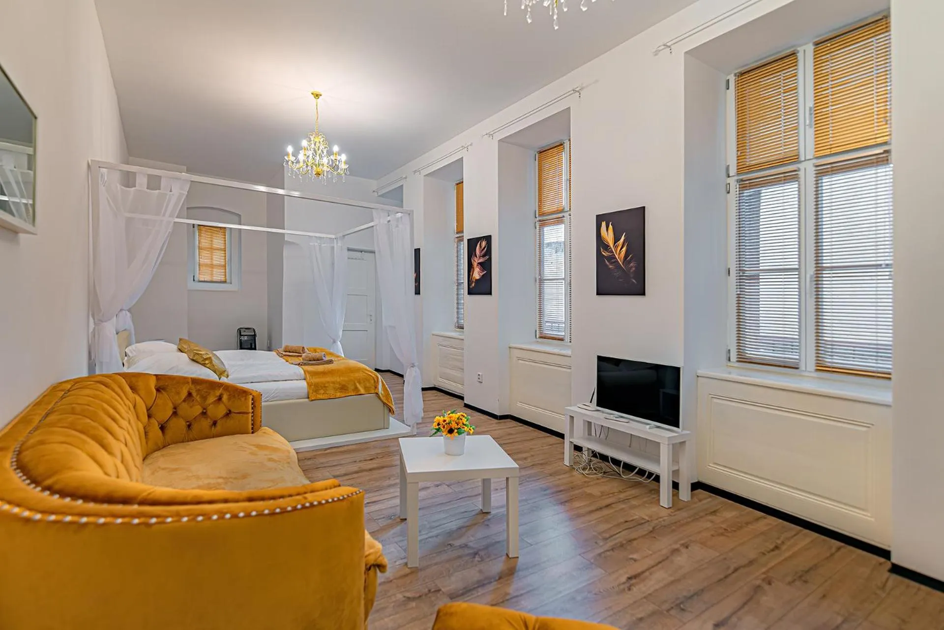 Bedroom in Rezidence Znojmo SPA privat wellness