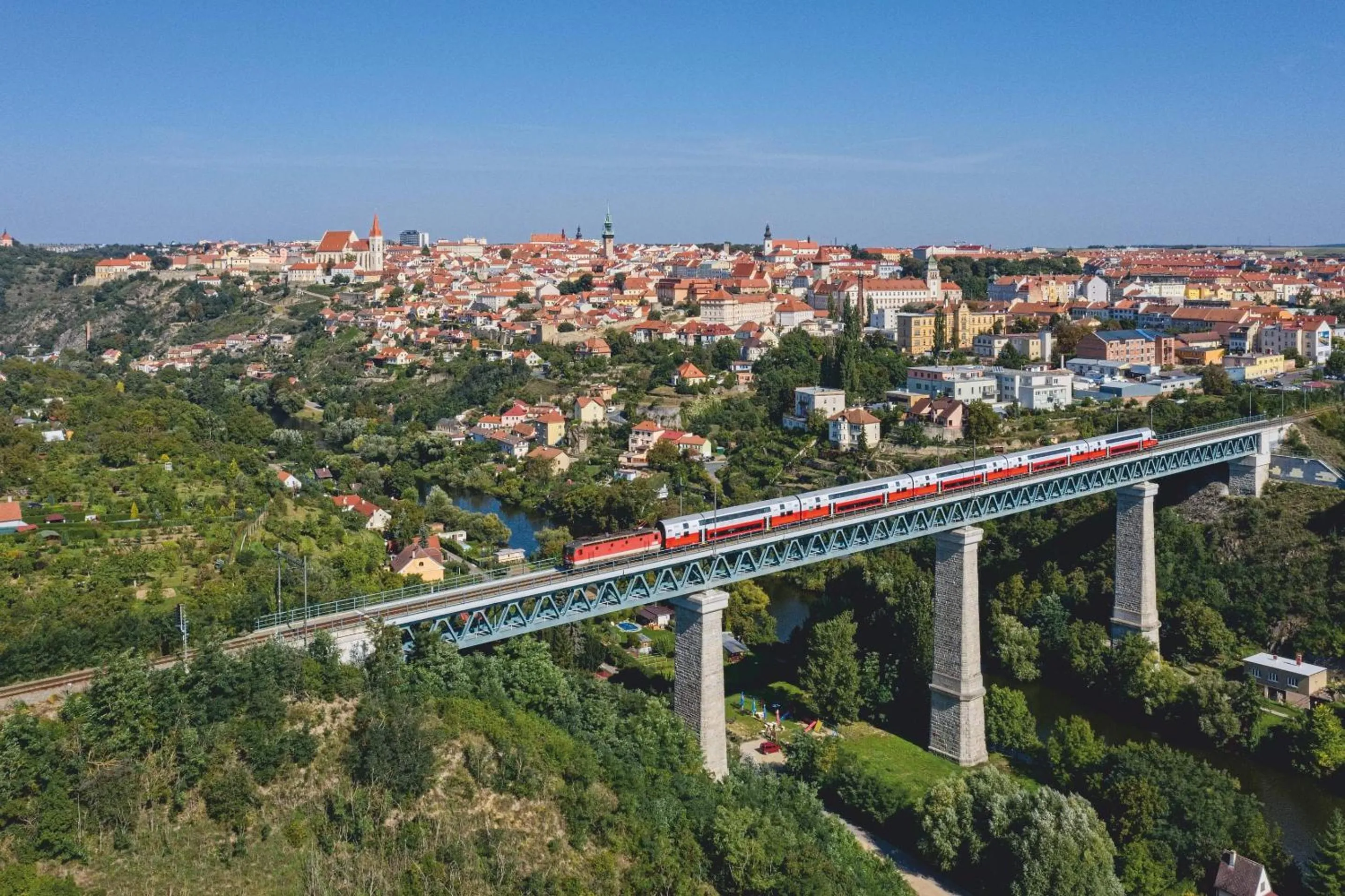 Bird's eye view in Rezidence Znojmo SPA privat wellness