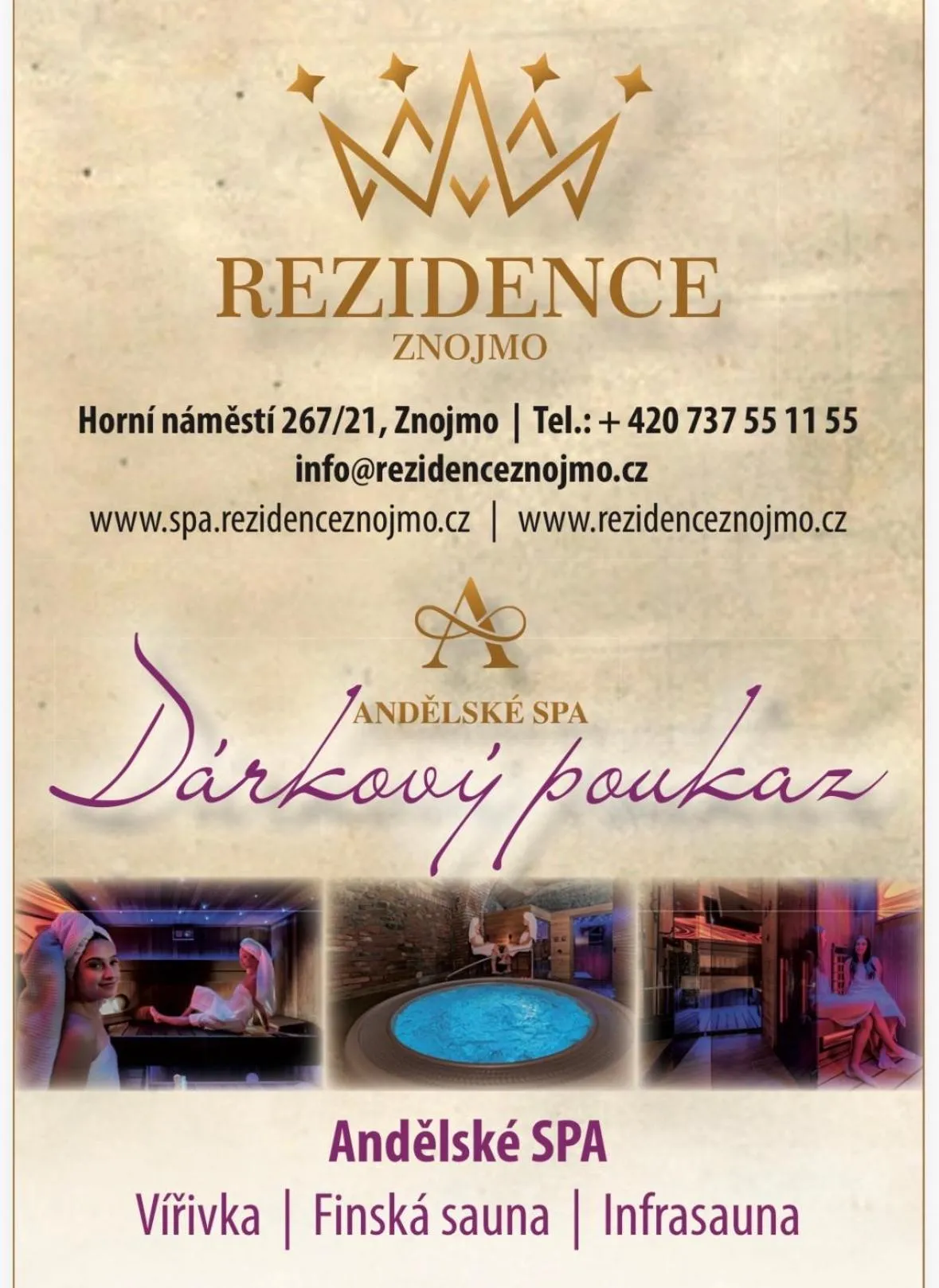 Rezidence Znojmo SPA privat wellness