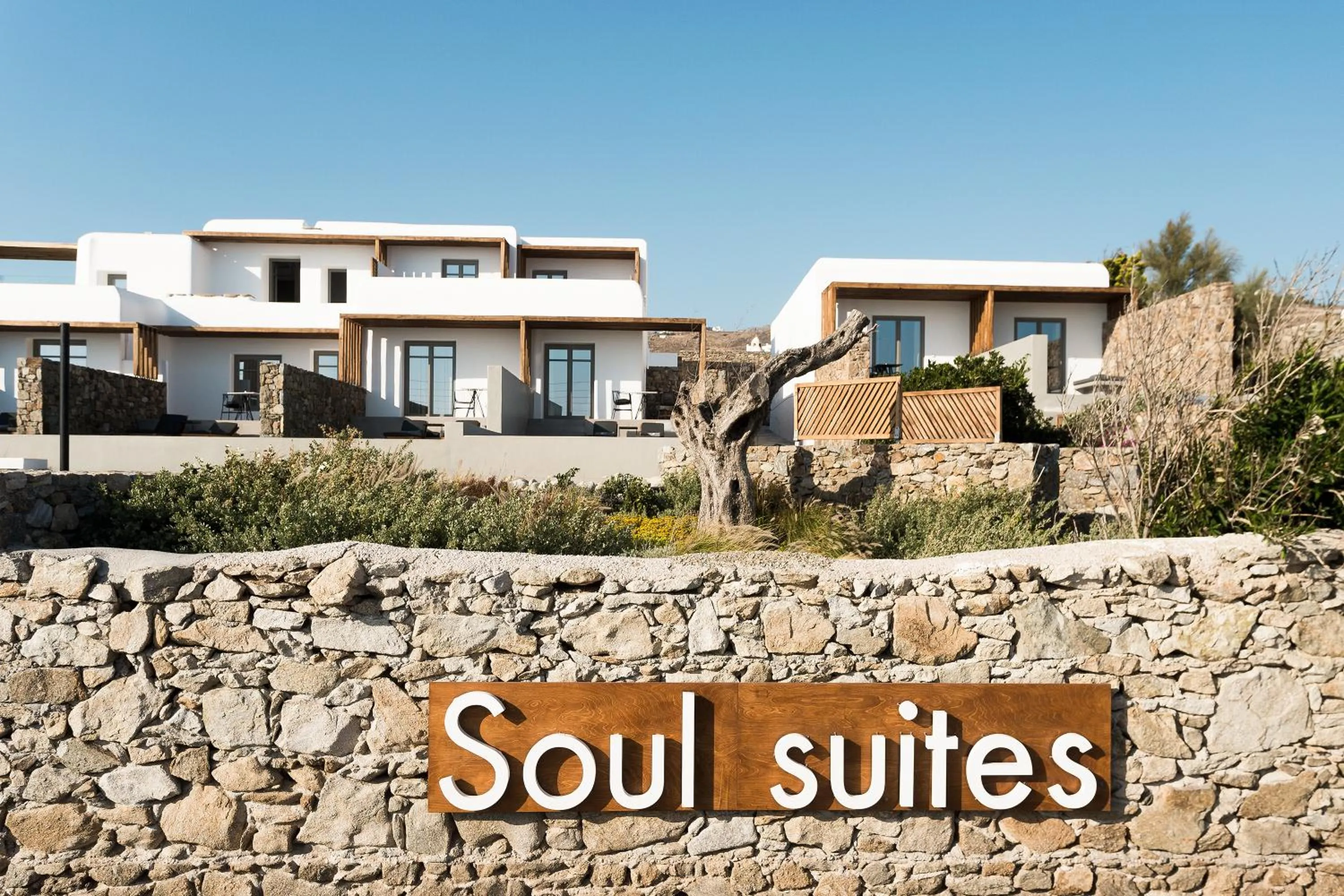 Property building in Mykonos Soul Luxury Suites