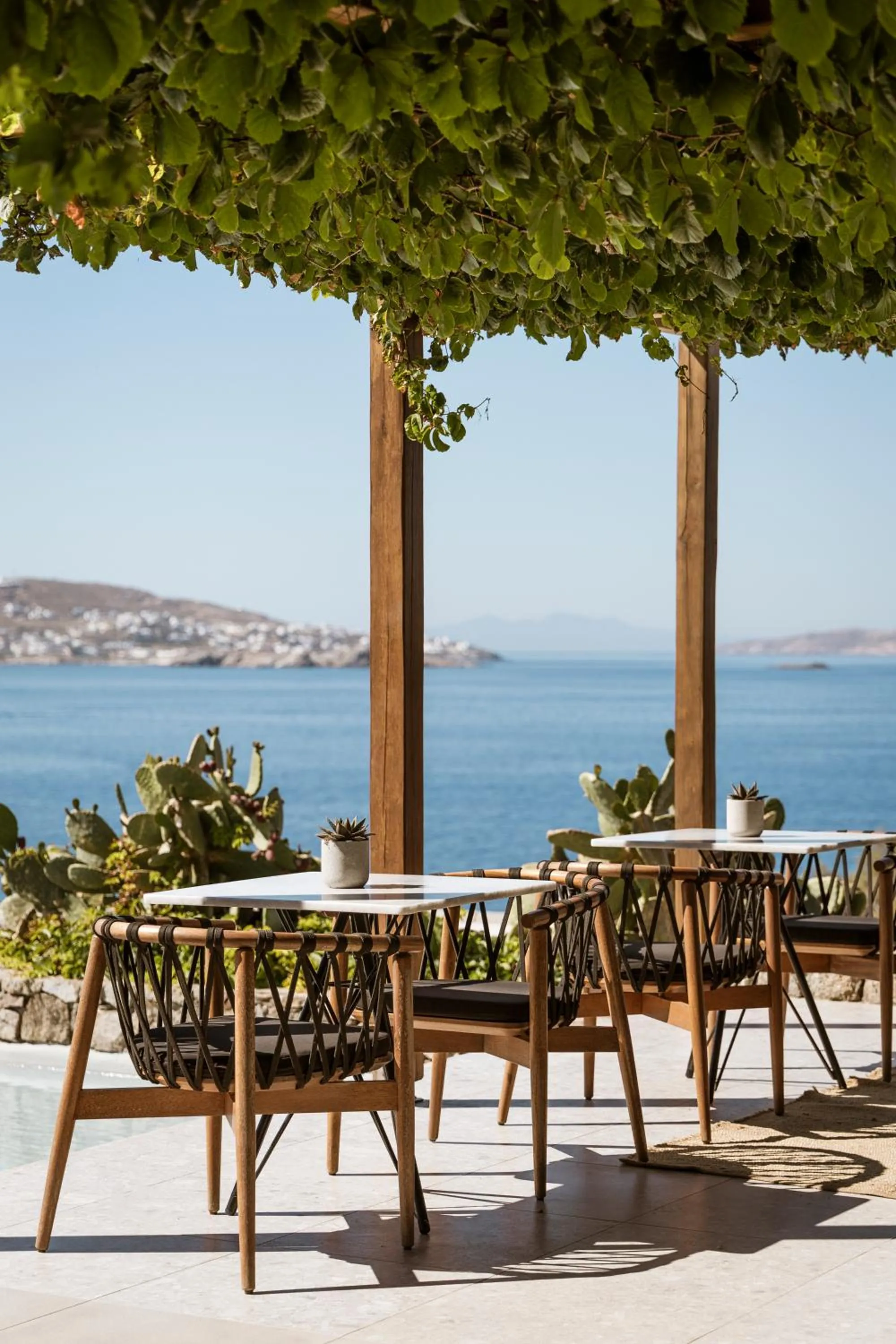 Patio in Mykonos Soul Luxury Suites