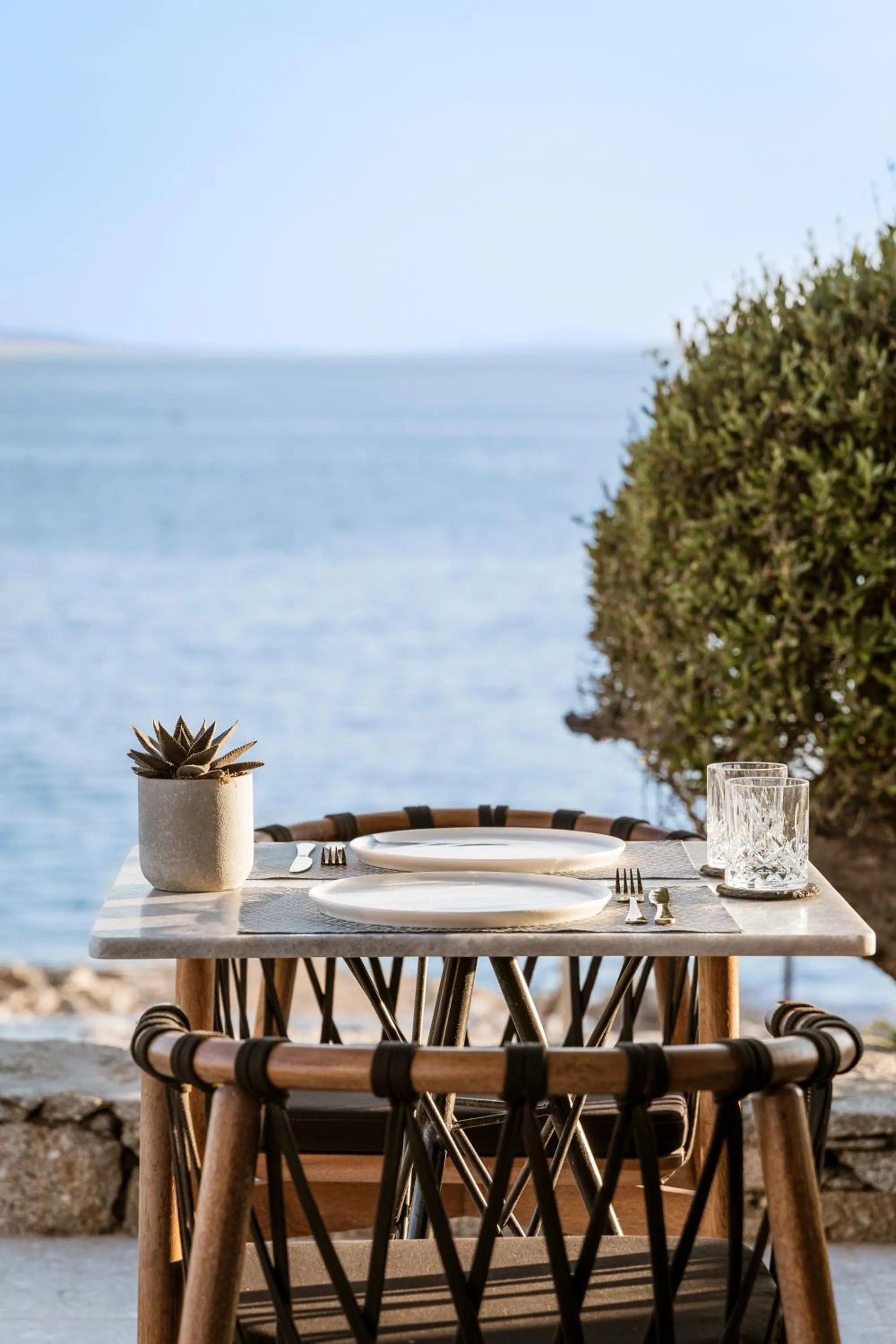 Patio in Mykonos Soul Luxury Suites